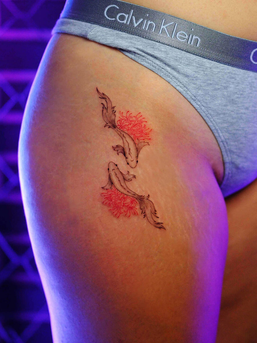 Professional tattoo result in Seoul