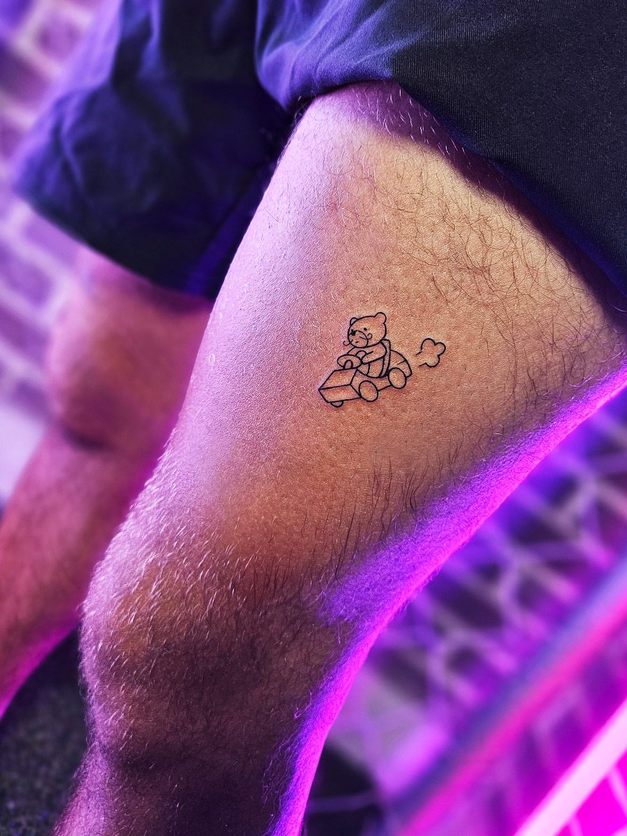 Finished kimbap tattoo result in Seoul