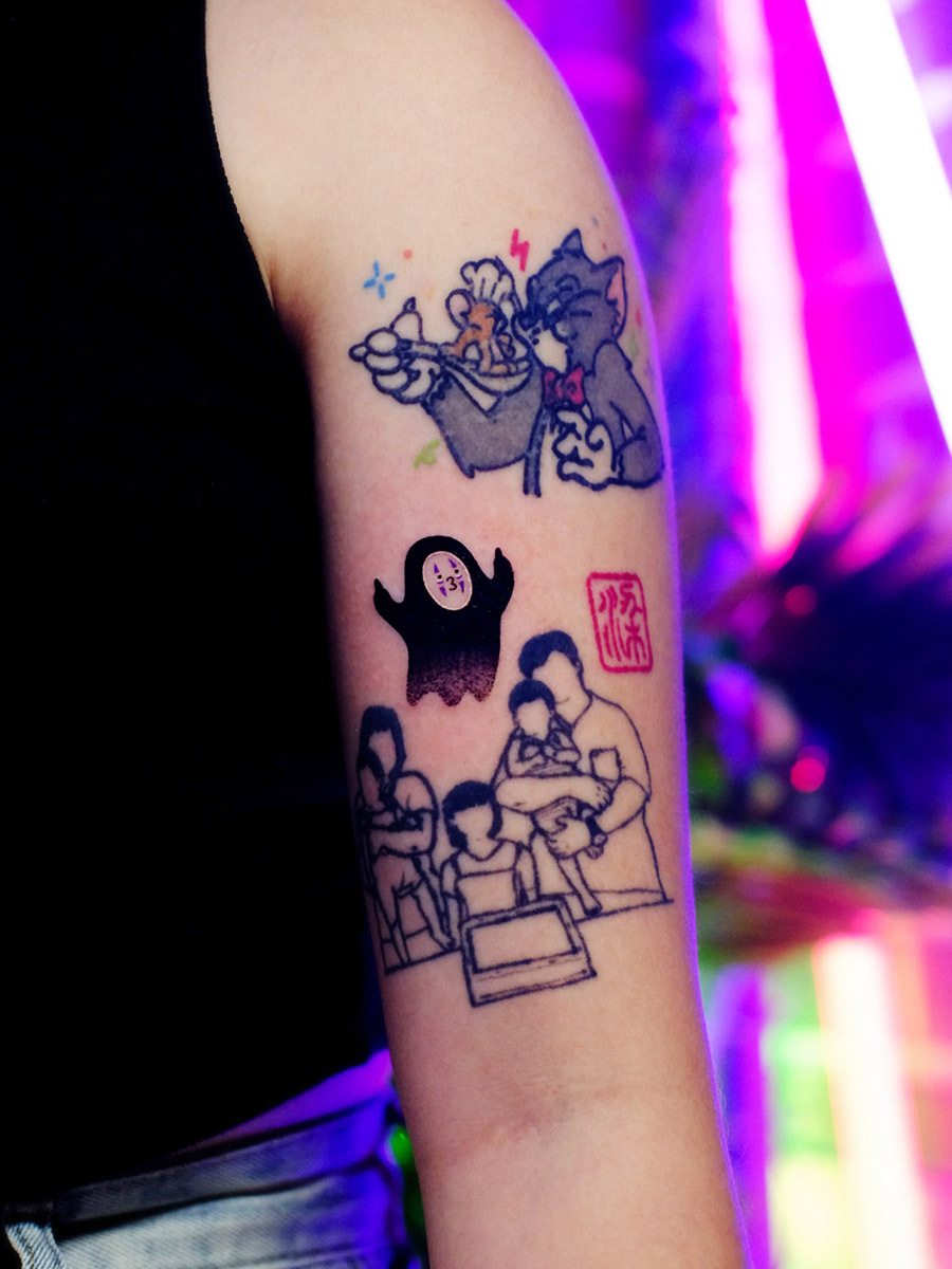 서울 캐릭터타투 디자인