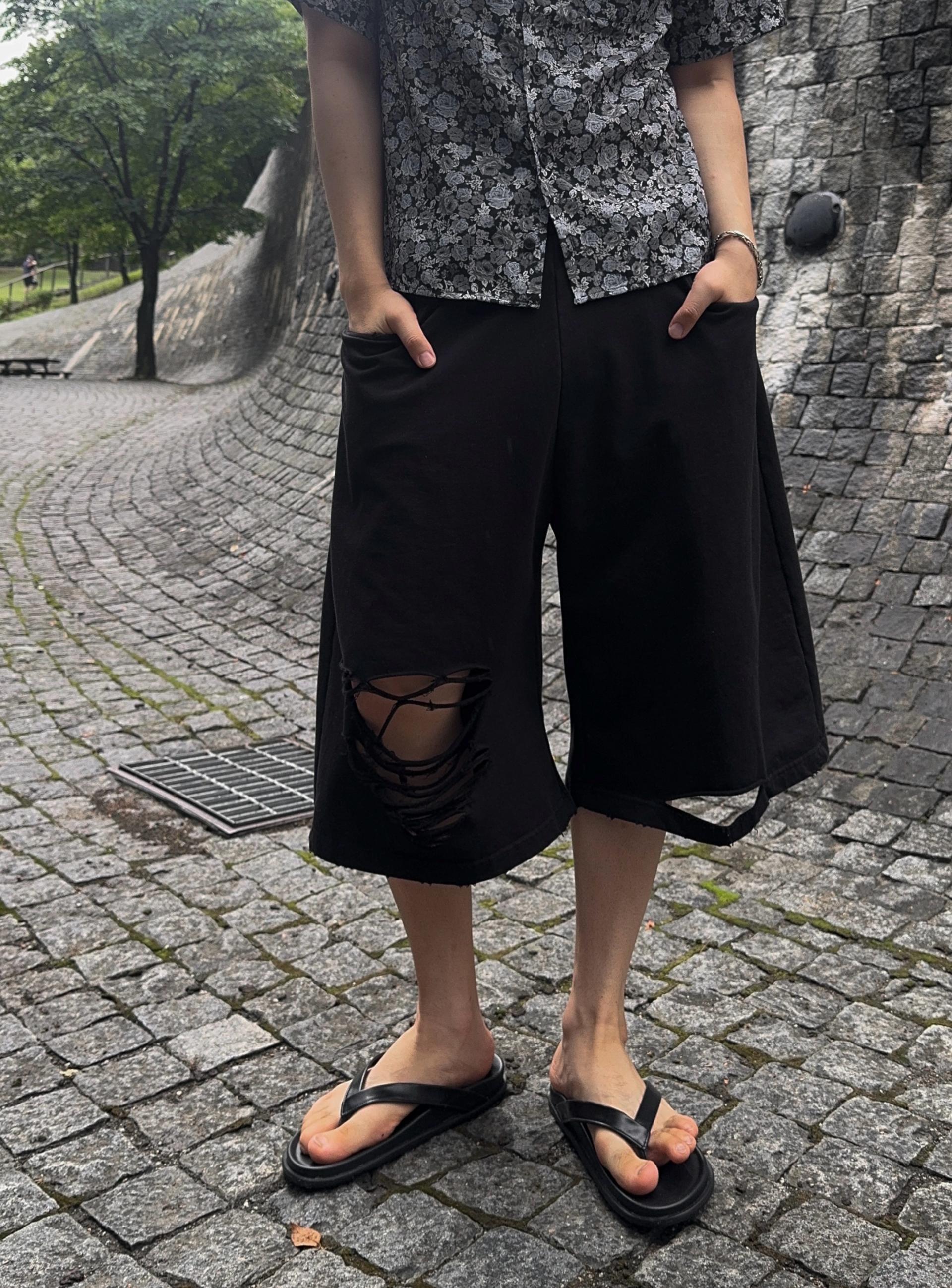 카르펠 아트 프린팅 플라워 반팔 셔츠 2COL