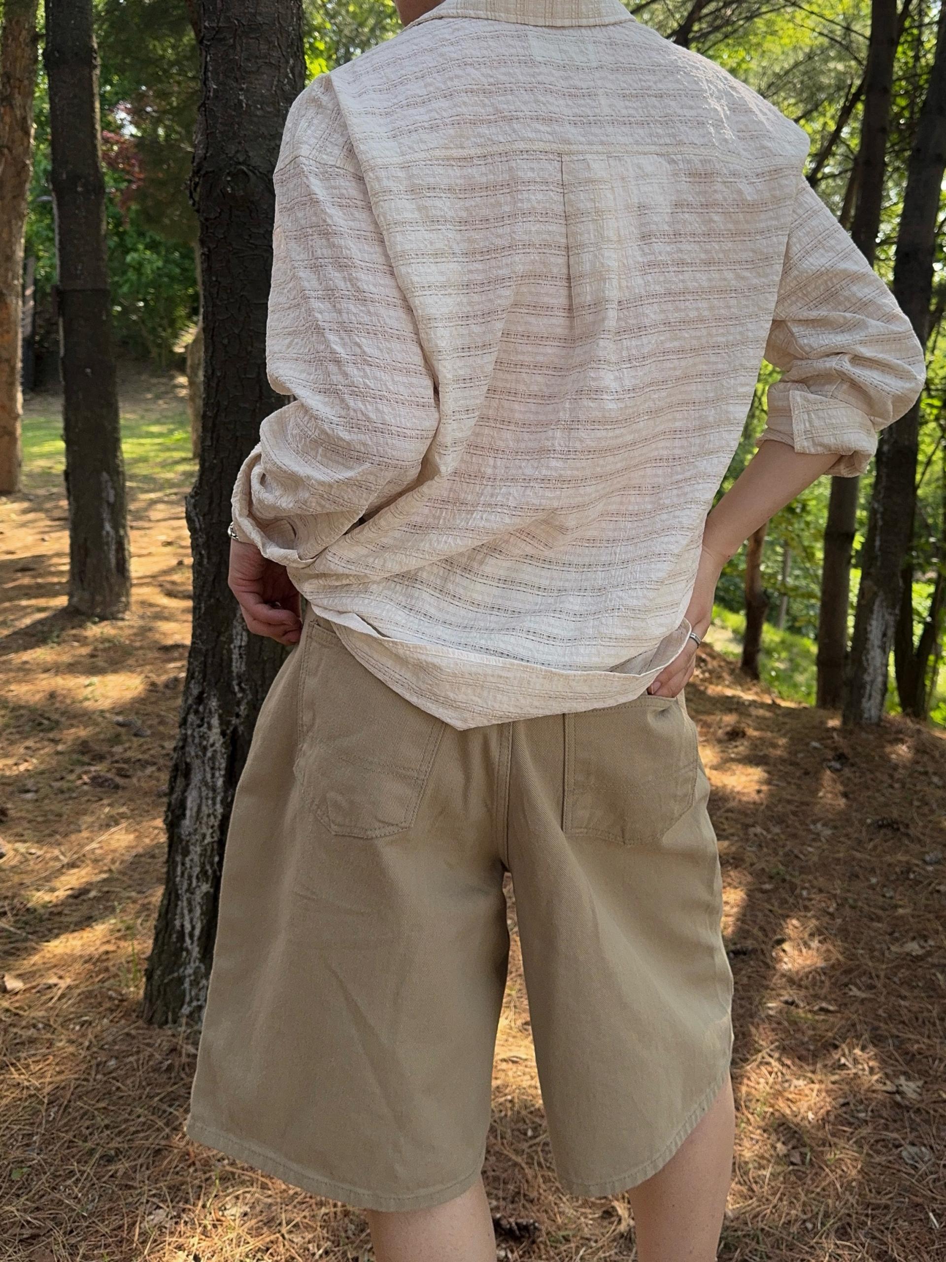 루사 시어서커 썸머 셔츠