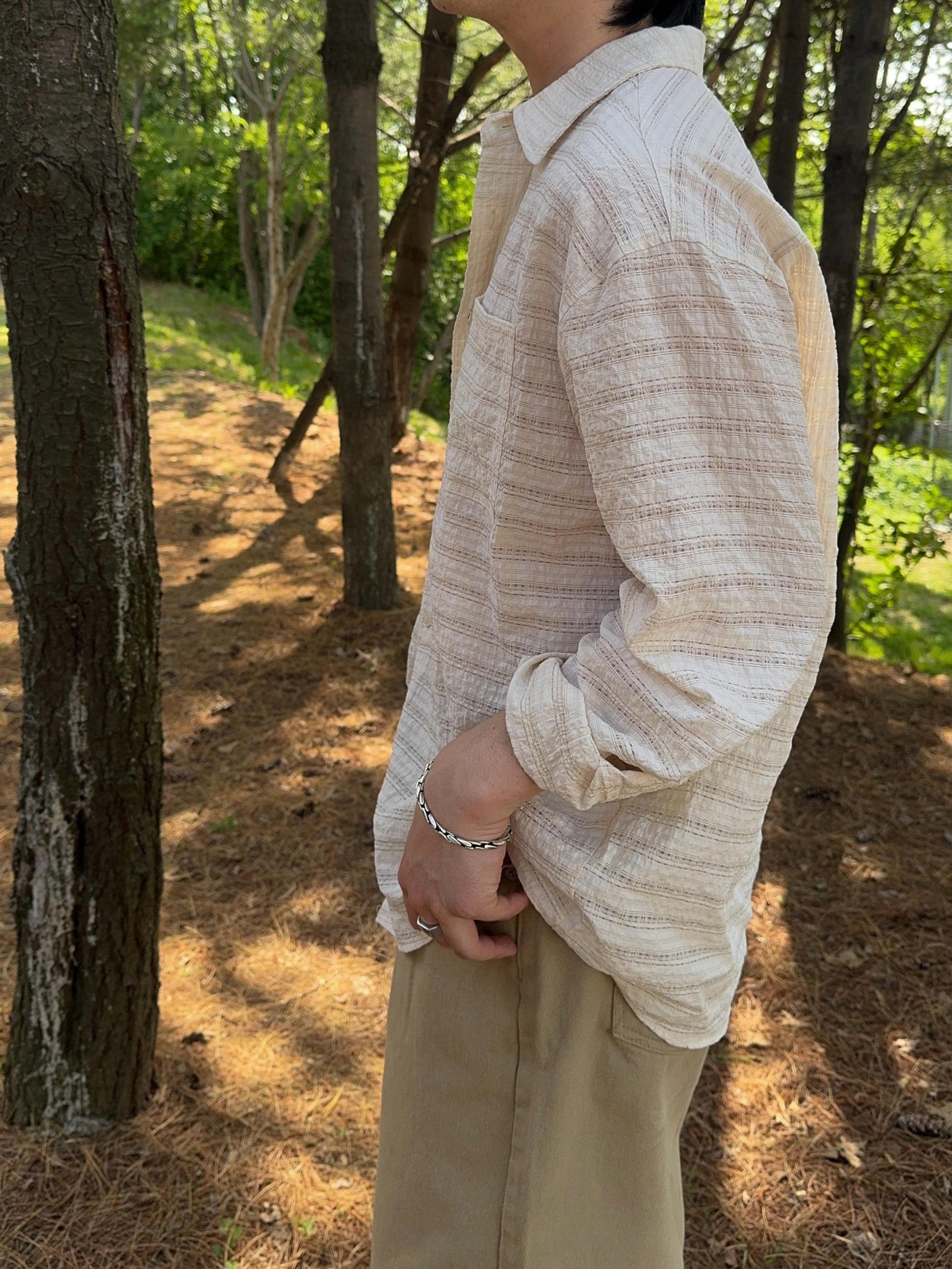 루사 시어서커 썸머 셔츠