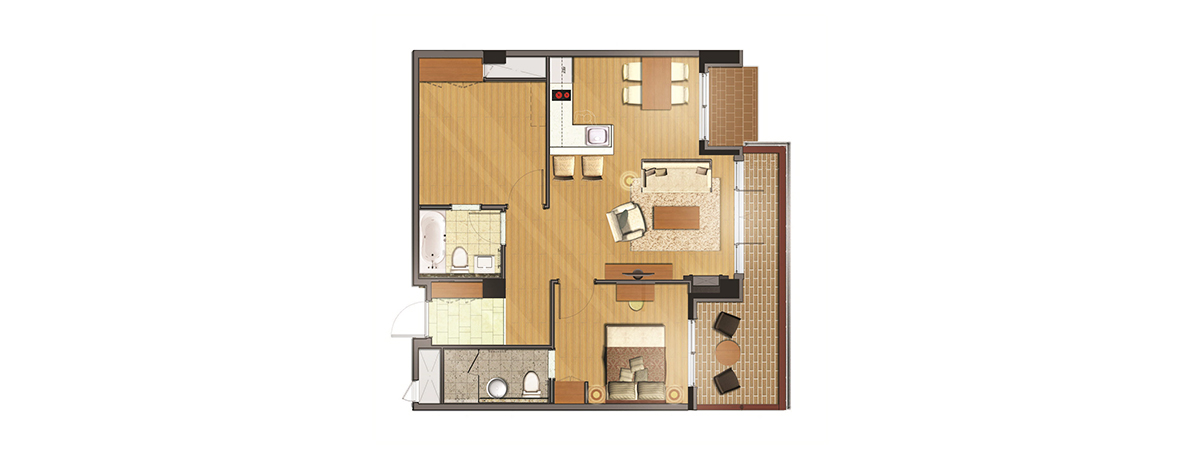 ALPENSIA HOLIDAY INN & SUITES CONDOMINIUM DELUXE SUITE