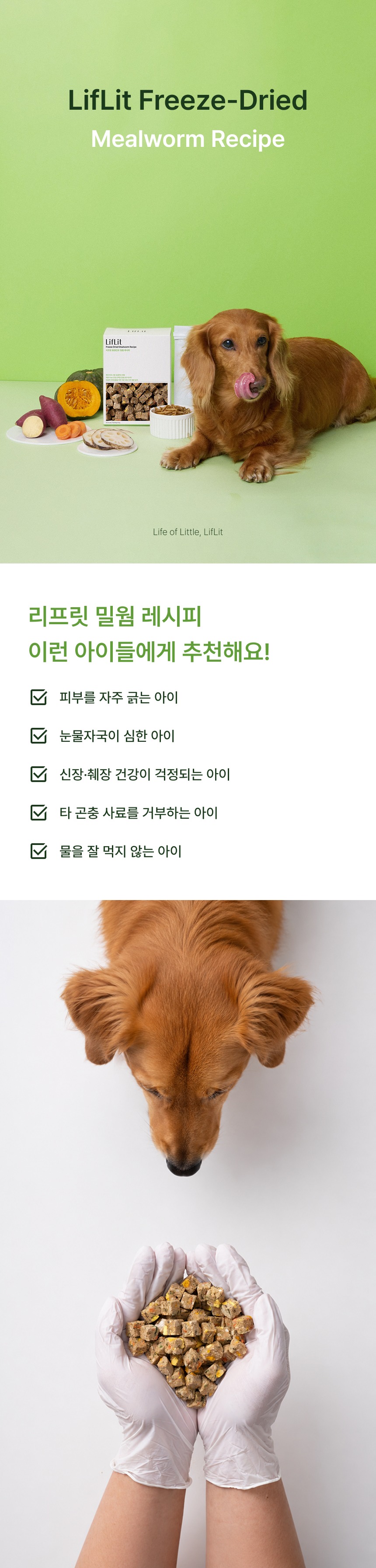 [도매] 하이포알러지/신장/췌장 리프릿 동결건조 밀웜🐛(2026.06 재출시 예정)