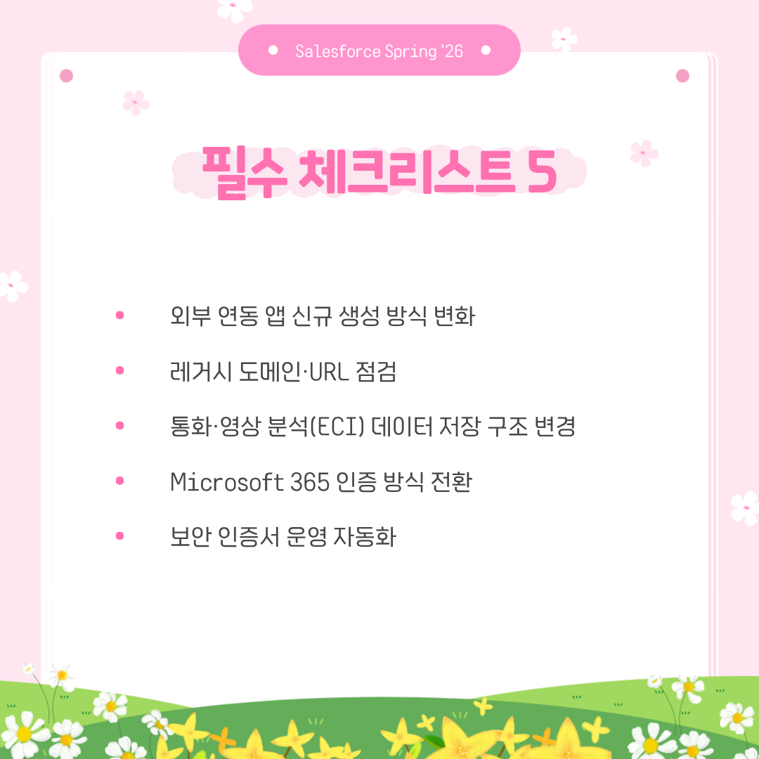 Salesforce Spring '26 운영 대청소 필수 체크리스트 5.png