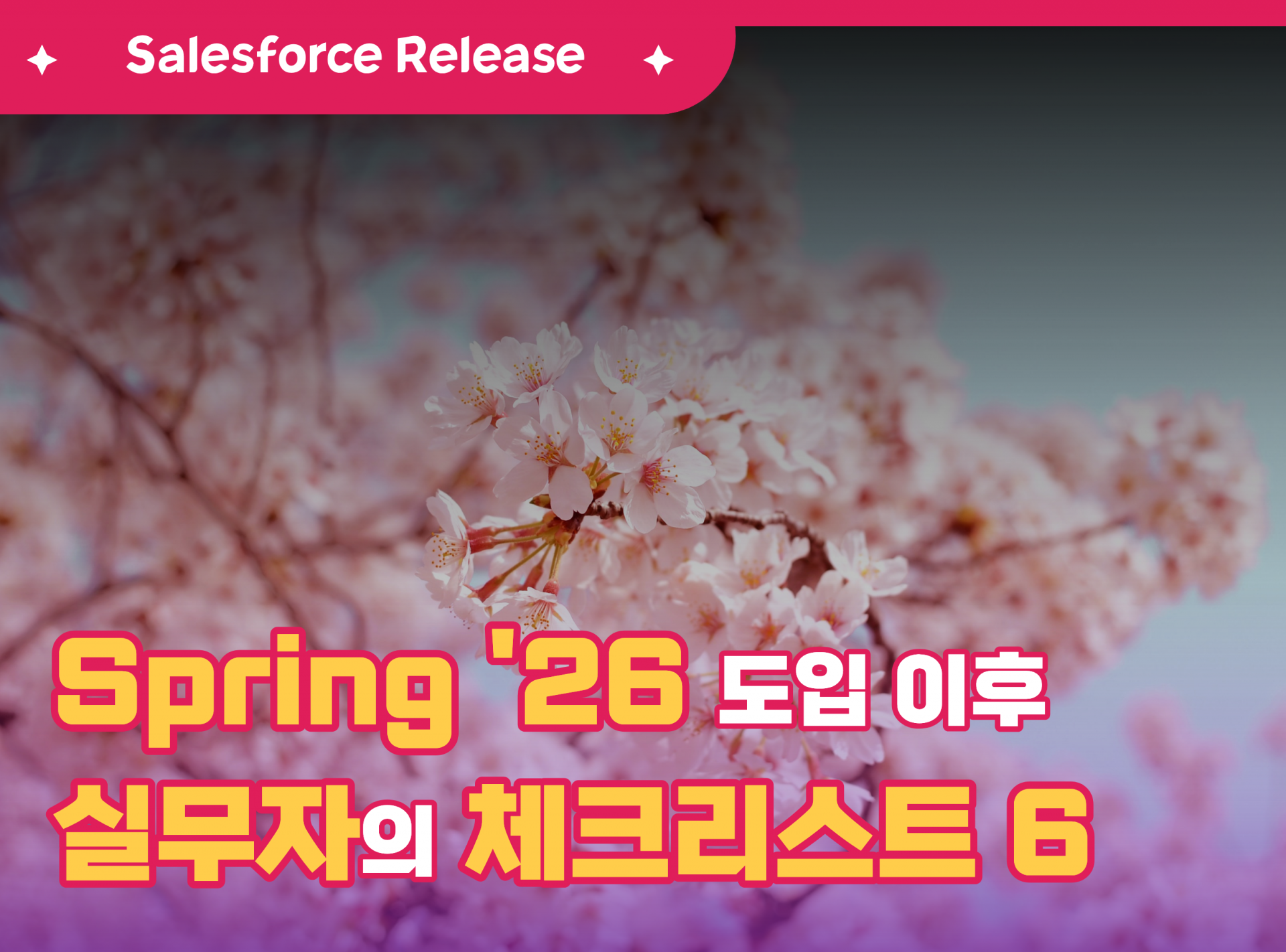 Salesforce Spring ’26 봄맞이 운영 대청소 Agentforce시대, 실무자의 체크리스트 6가지.png