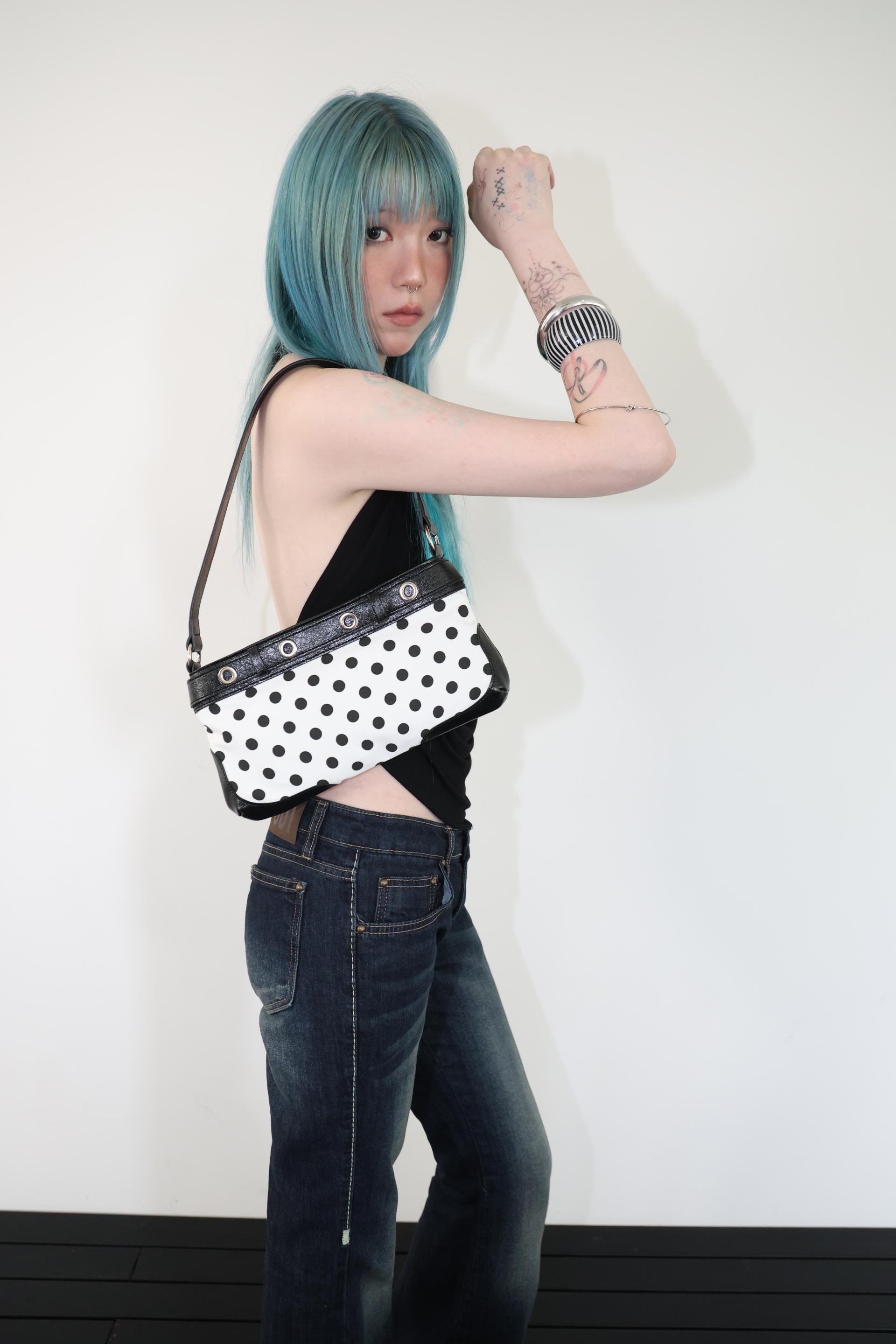 Ring ring bag Dot black
