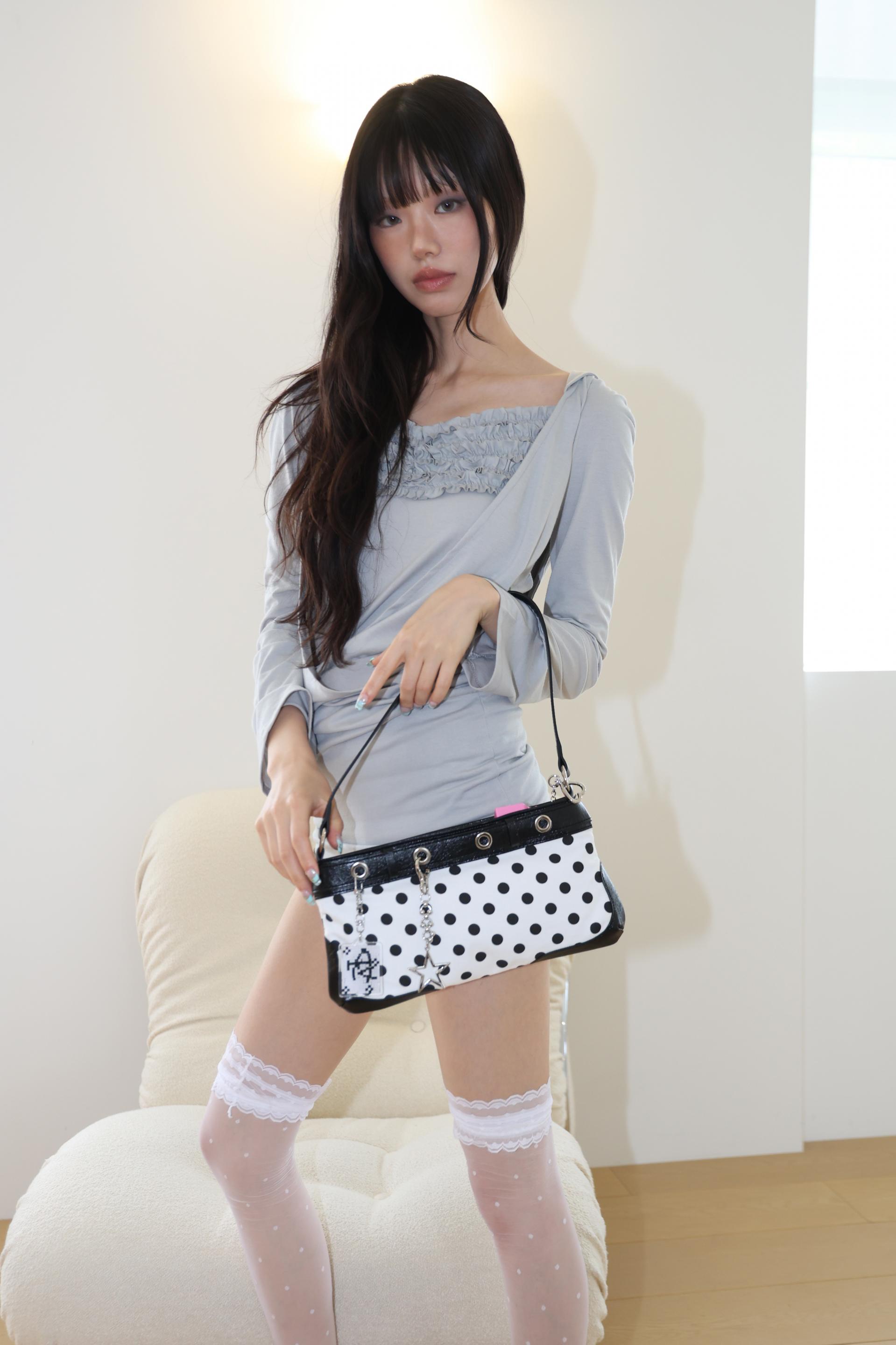 Ring ring bag Dot black