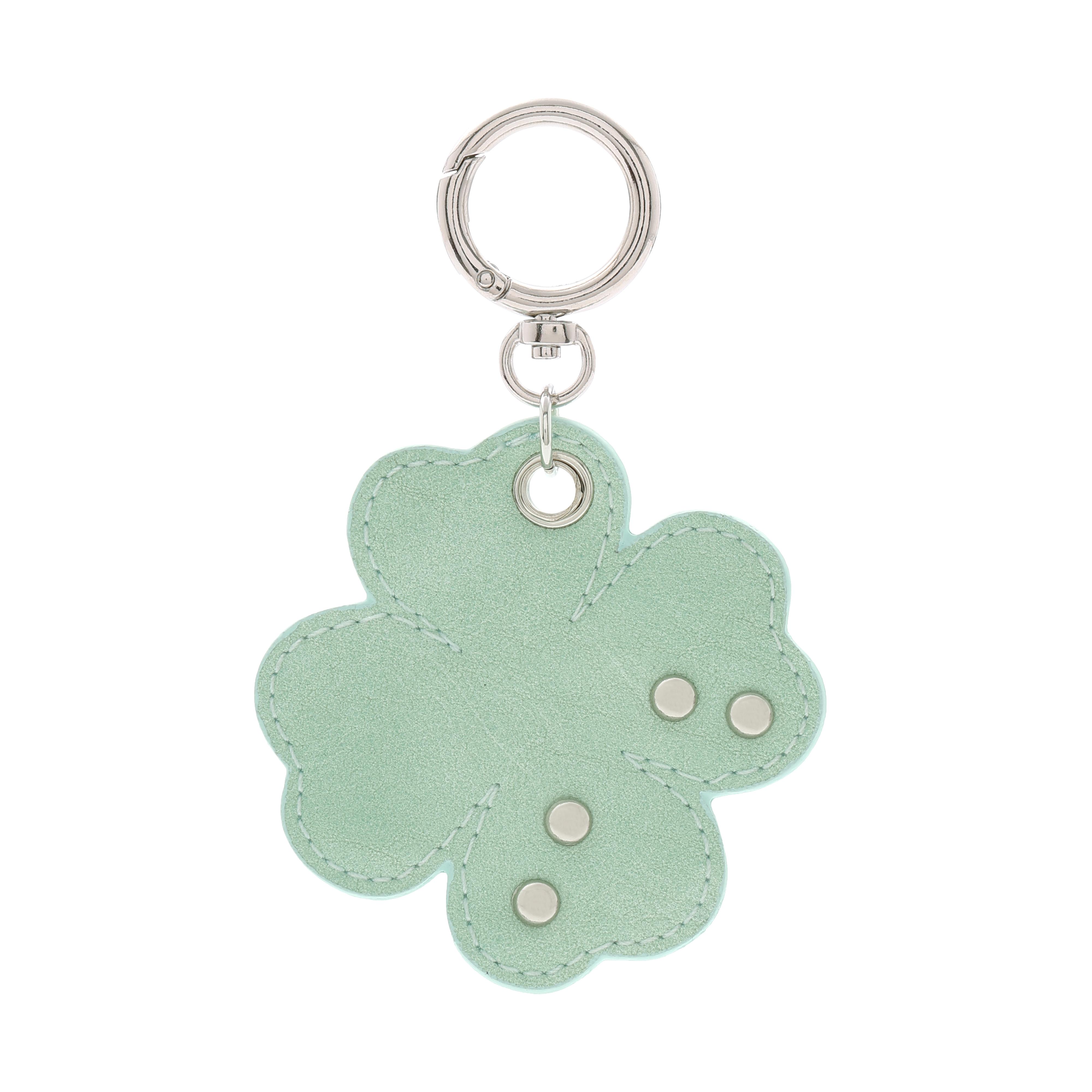 Clover key ring Mint green
