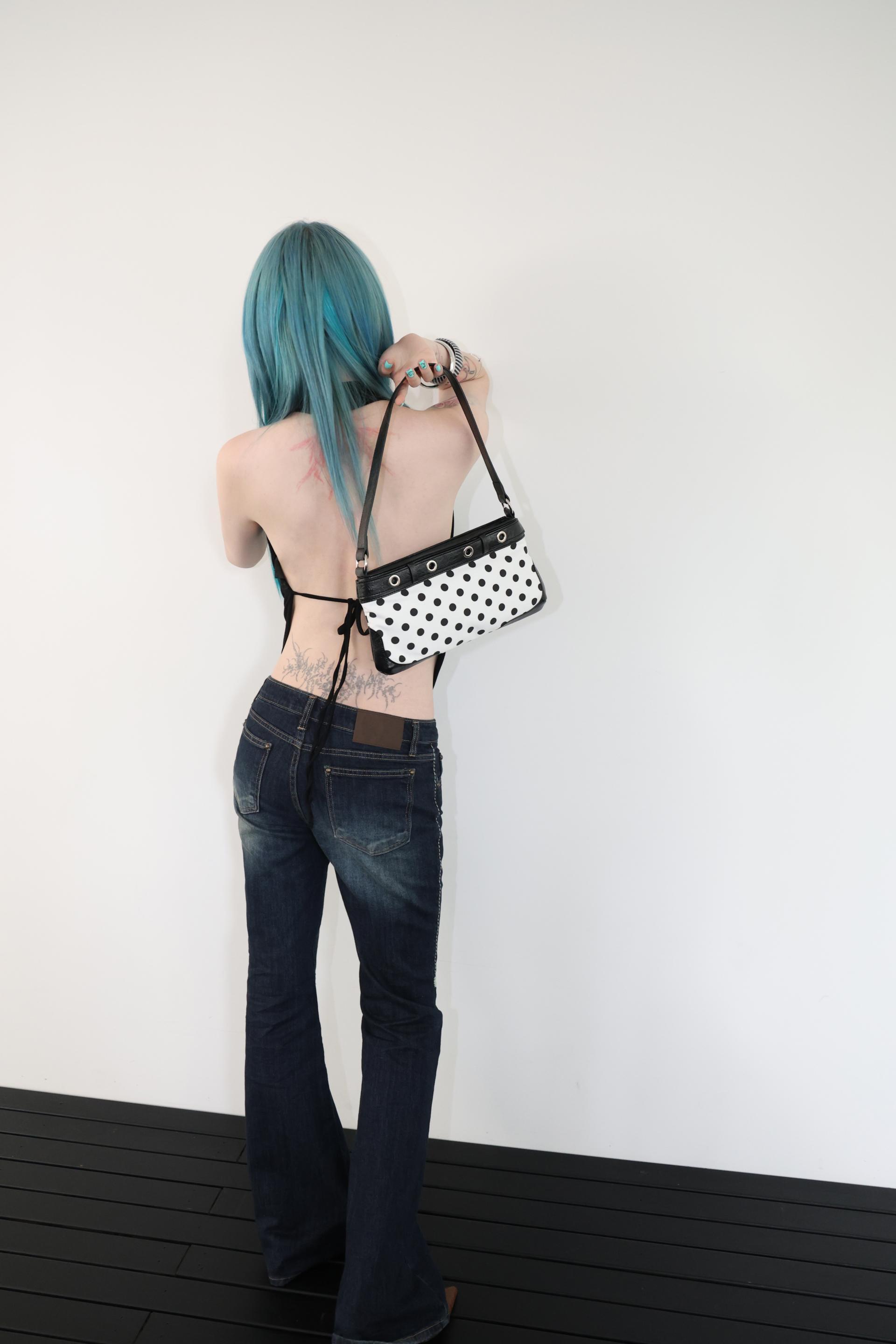 Ring ring bag Dot black