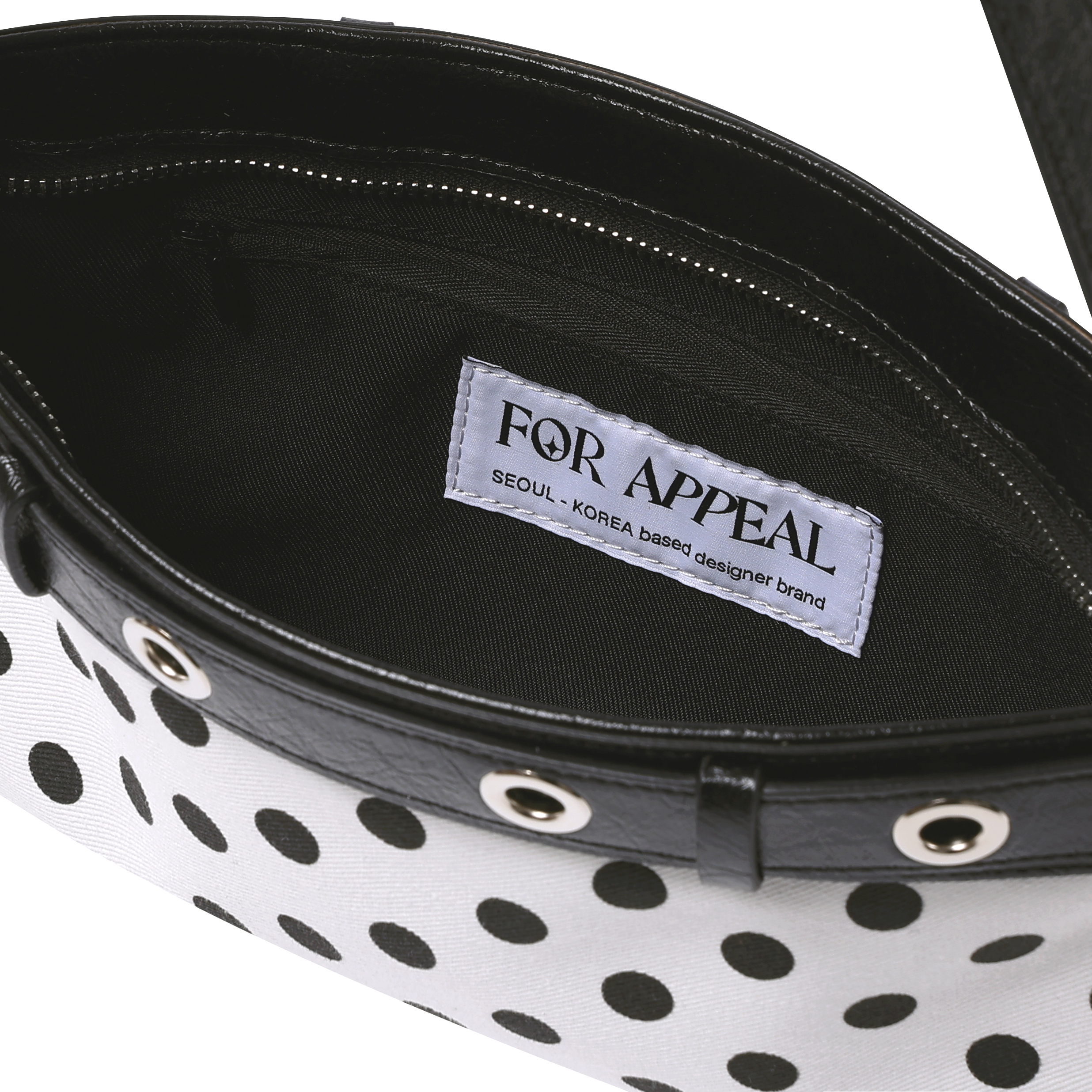 Ring ring bag Dot black
