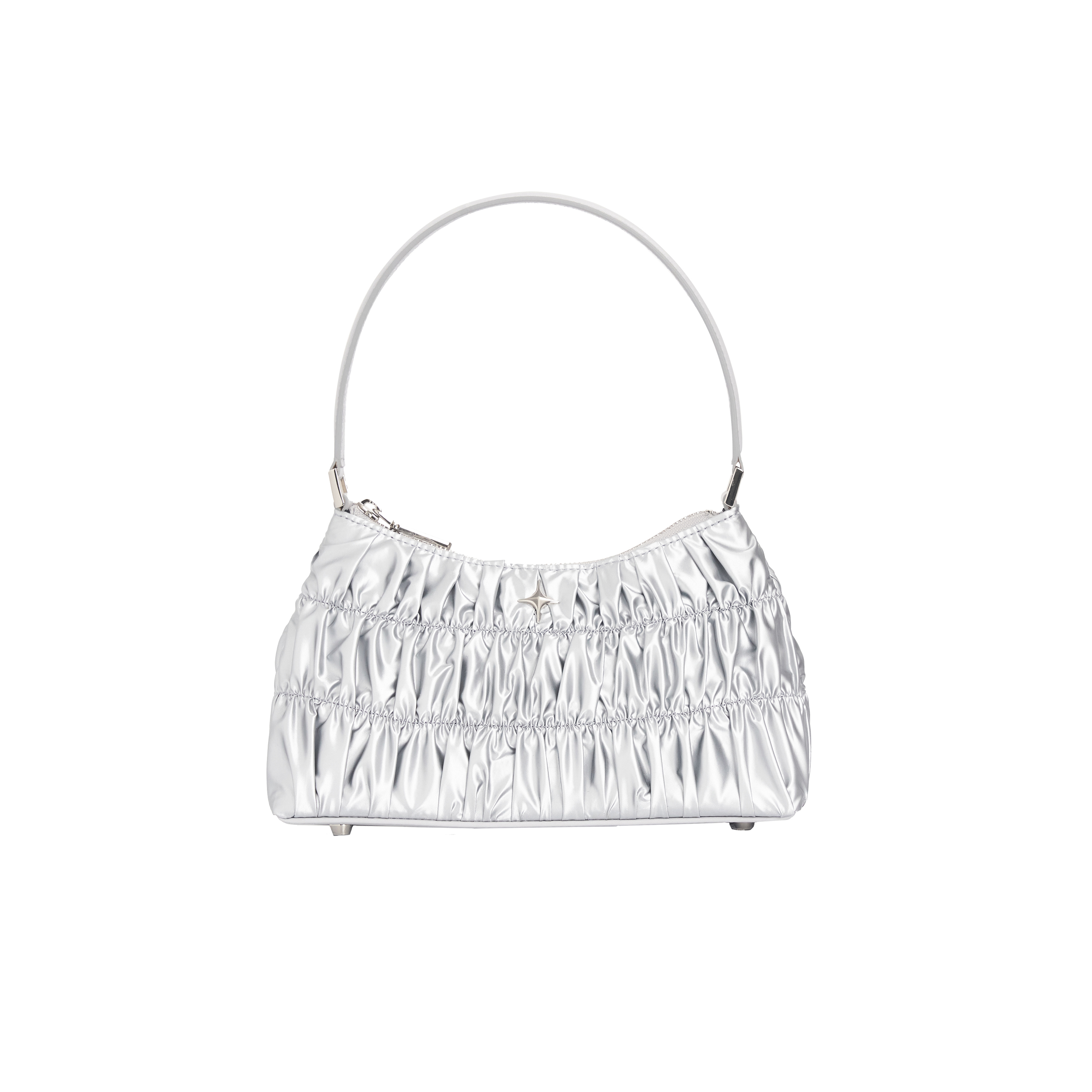 人気【FOR APPEAL】LWOMEN SPARKLE STAR SHIRRING HOBO BAG 포어필