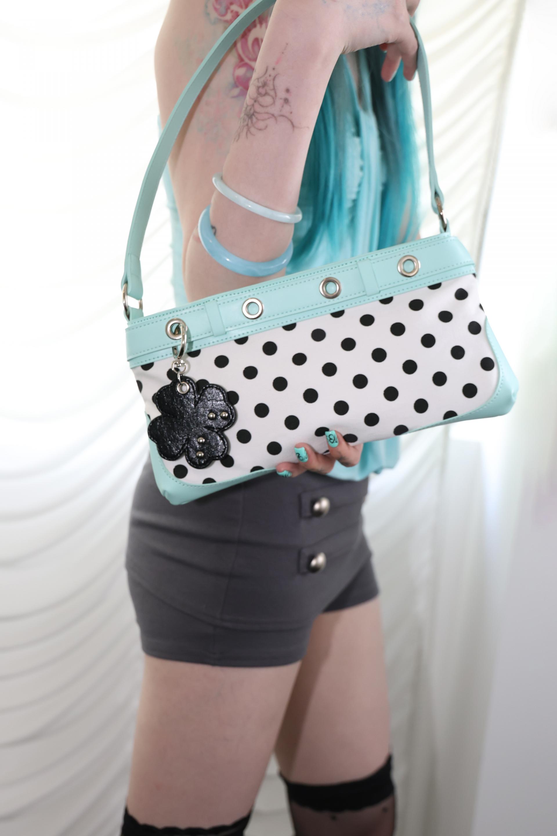 Ring ring bag Dot mint