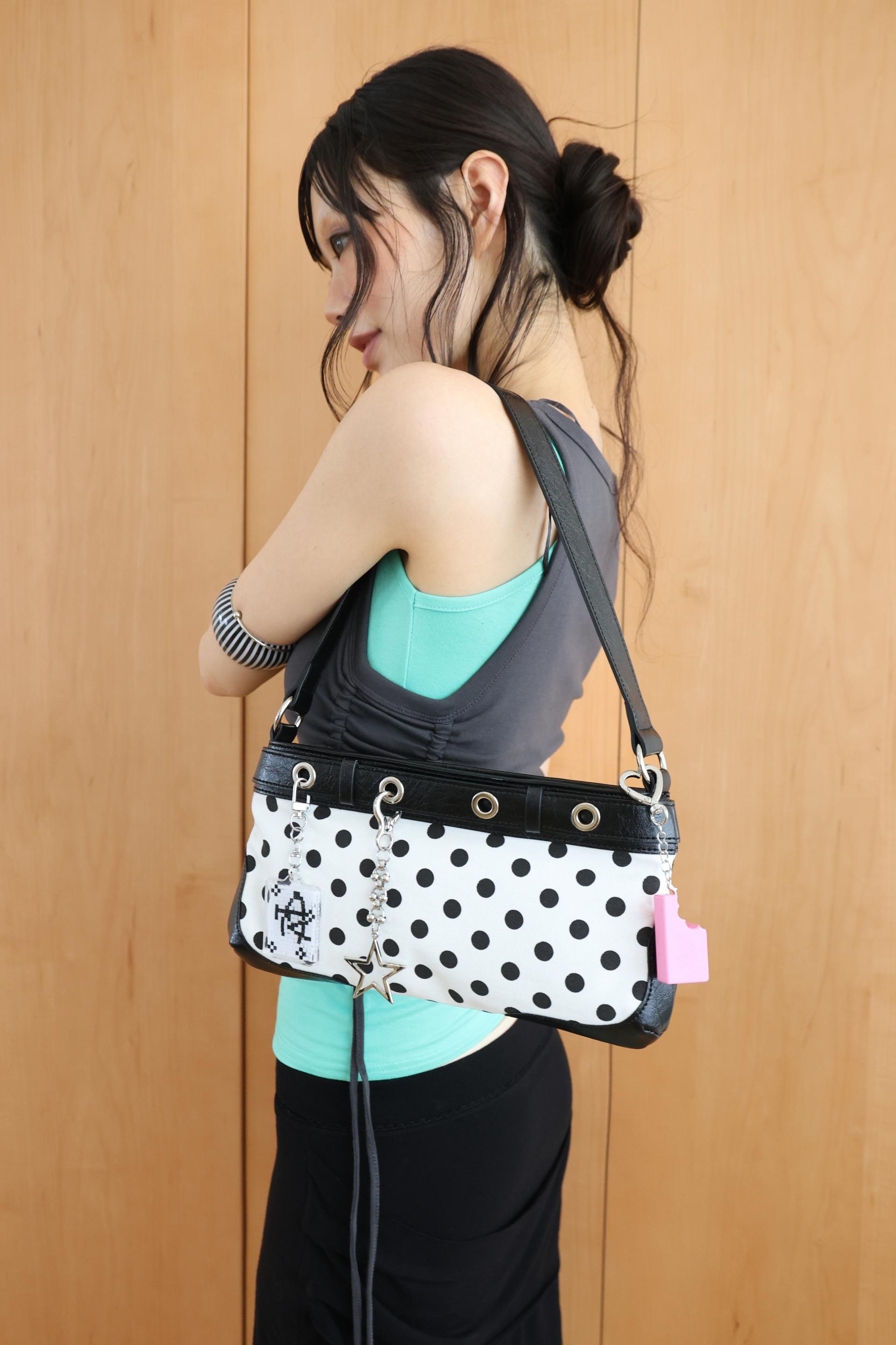 Ring ring bag Dot black