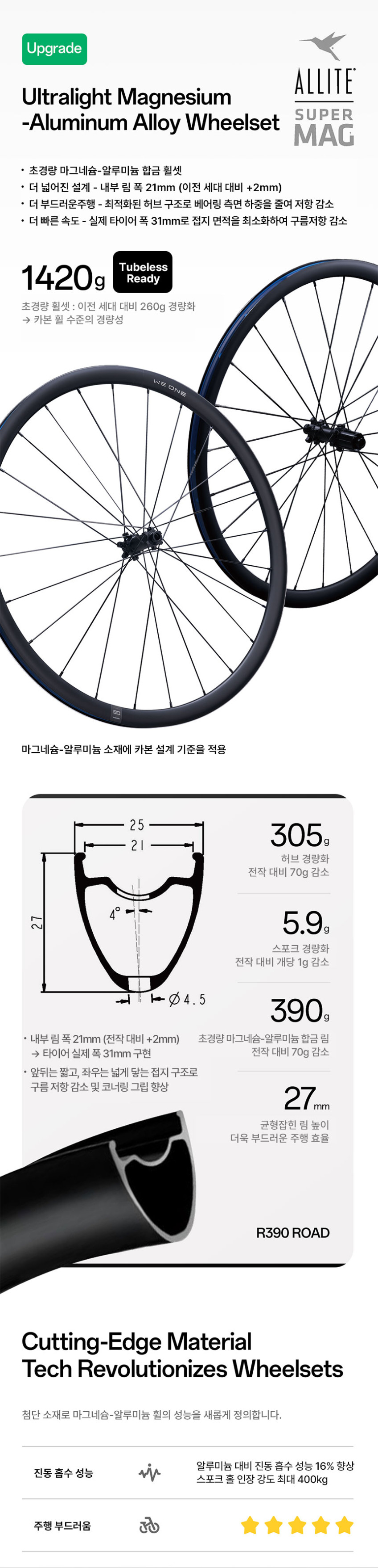 VOOK ONE 2.0 초경량 입문용 로드바이크 7.8kg 13단 카본포크 UCI인증