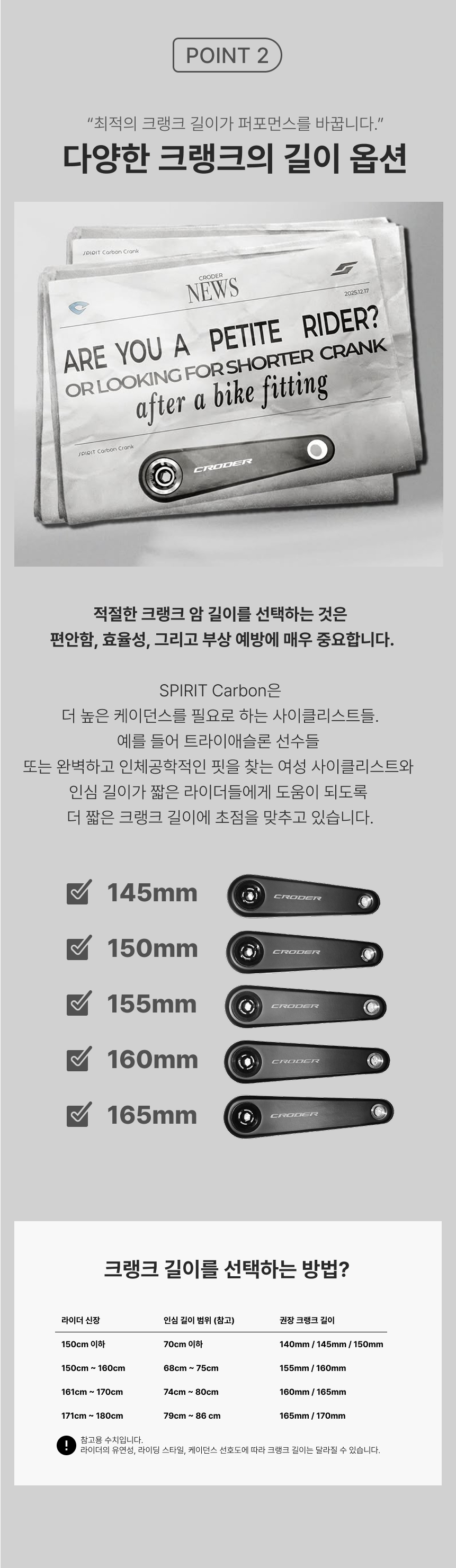 SPIRIT Carbon Crank Arm (Included Spindle) 스피릿 카본 크랭크암