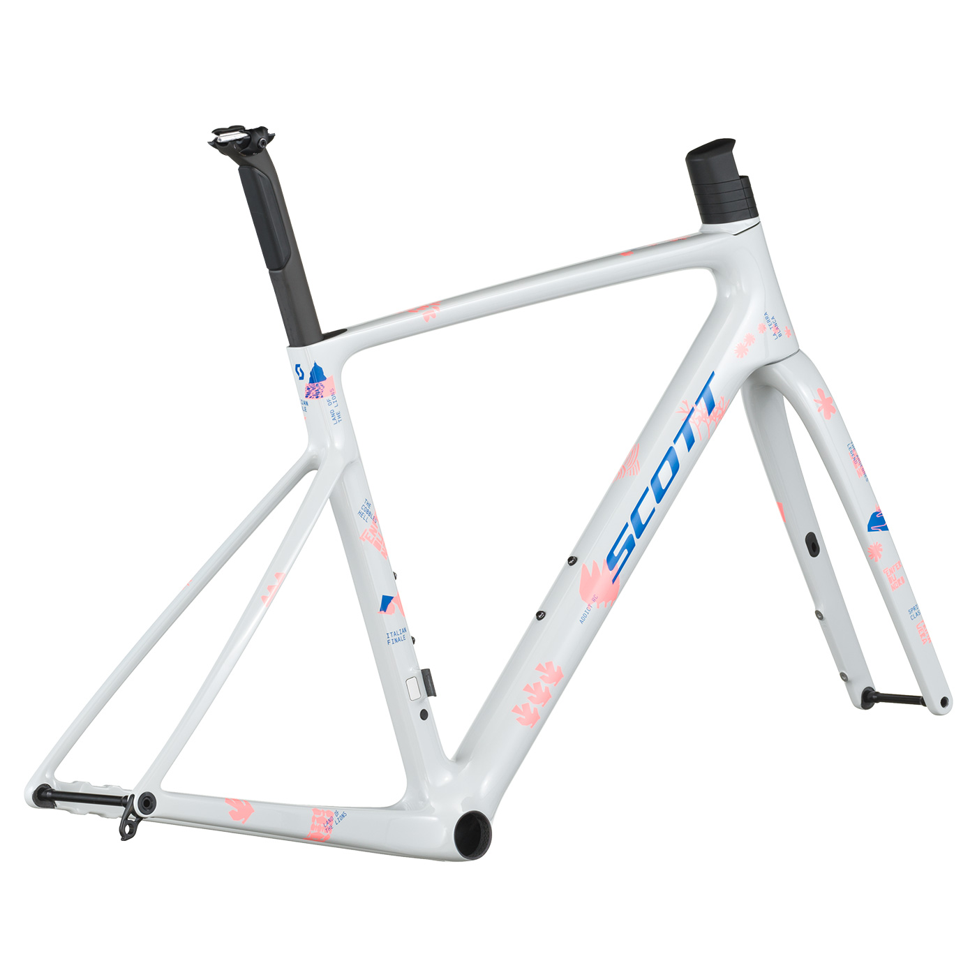 ADDICT RC TEAM HMX FRAMESET (Beluga Grey)