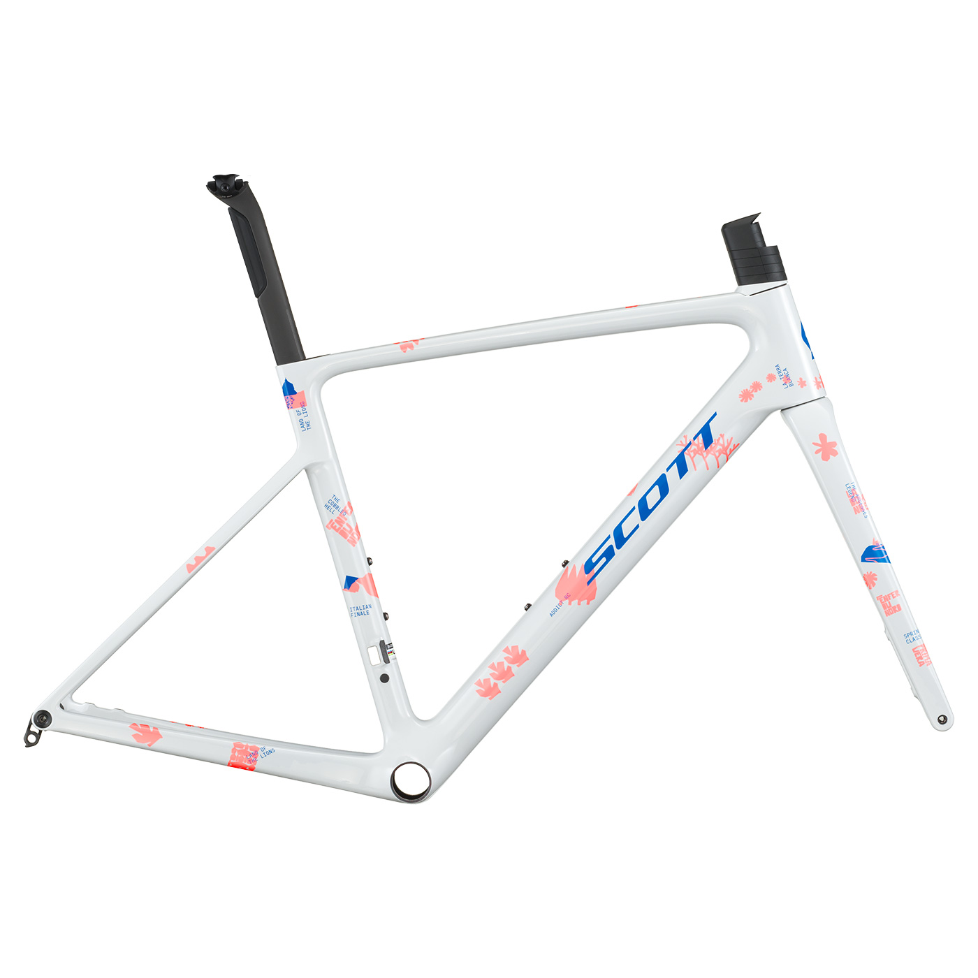 ADDICT RC TEAM HMX FRAMESET (Beluga Grey)