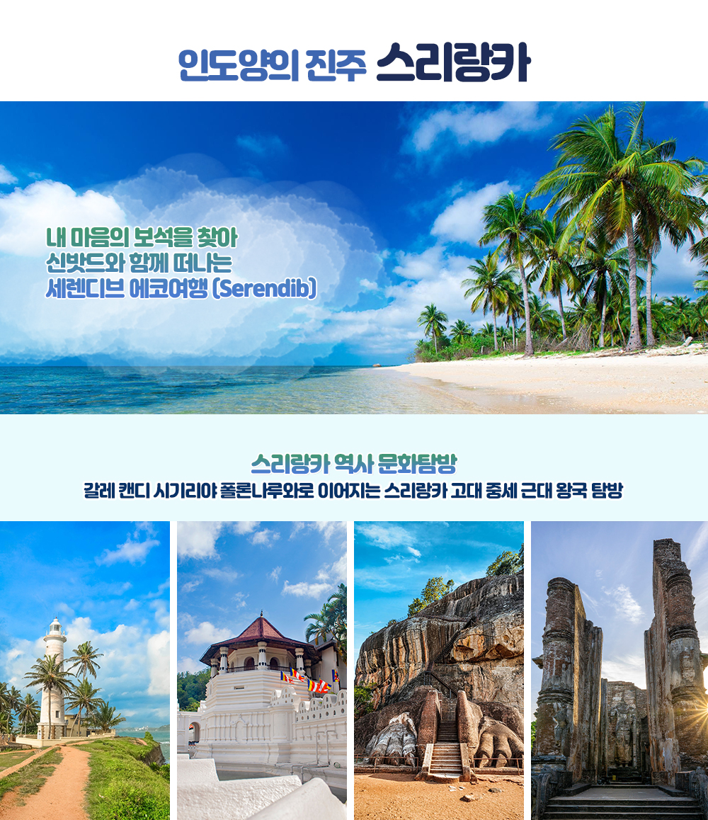 [소풍호텔팩] 너랑~나랑~스리랑~카 8일