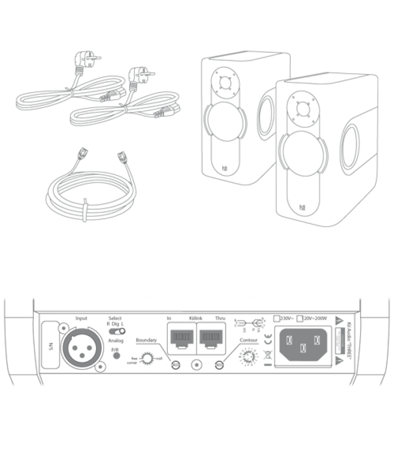 Kii Audio Kii THREE System - Graphite Satin Metalic (Pair)