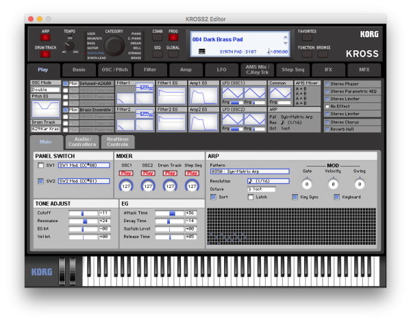 KORG KROSS 2 88 (Super Matte Black)