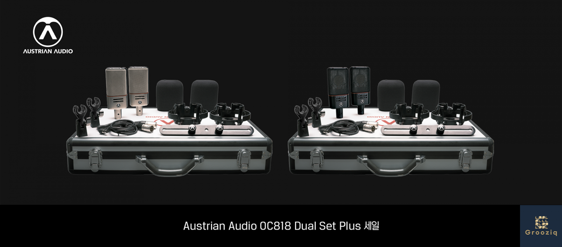 Austrian Audio OC818 Black Dual Set Plus
