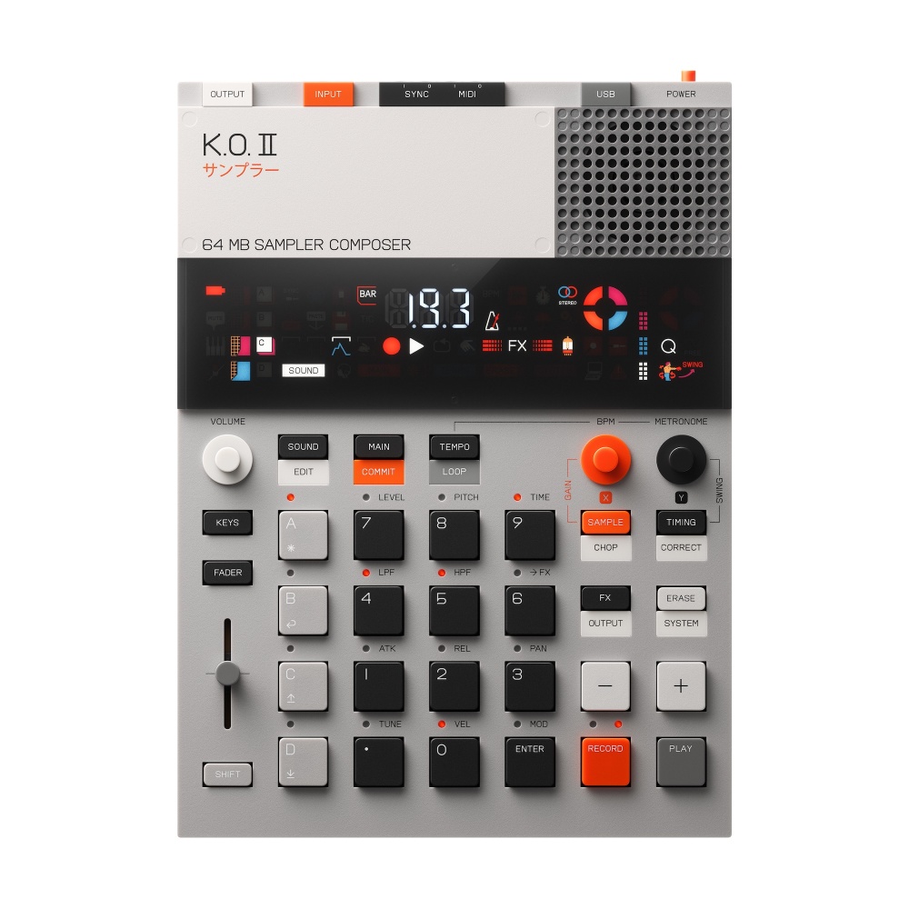 teenage engineering EP-133 K.O. II: the champ edition