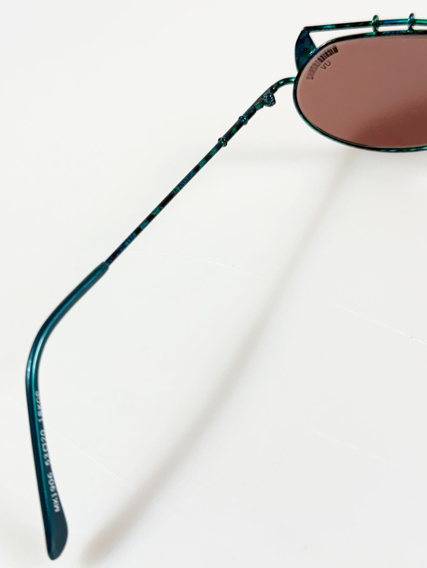 90's MICHIKO LONDON Iridescent Double Bridge Sunglasses / 3 Colors
