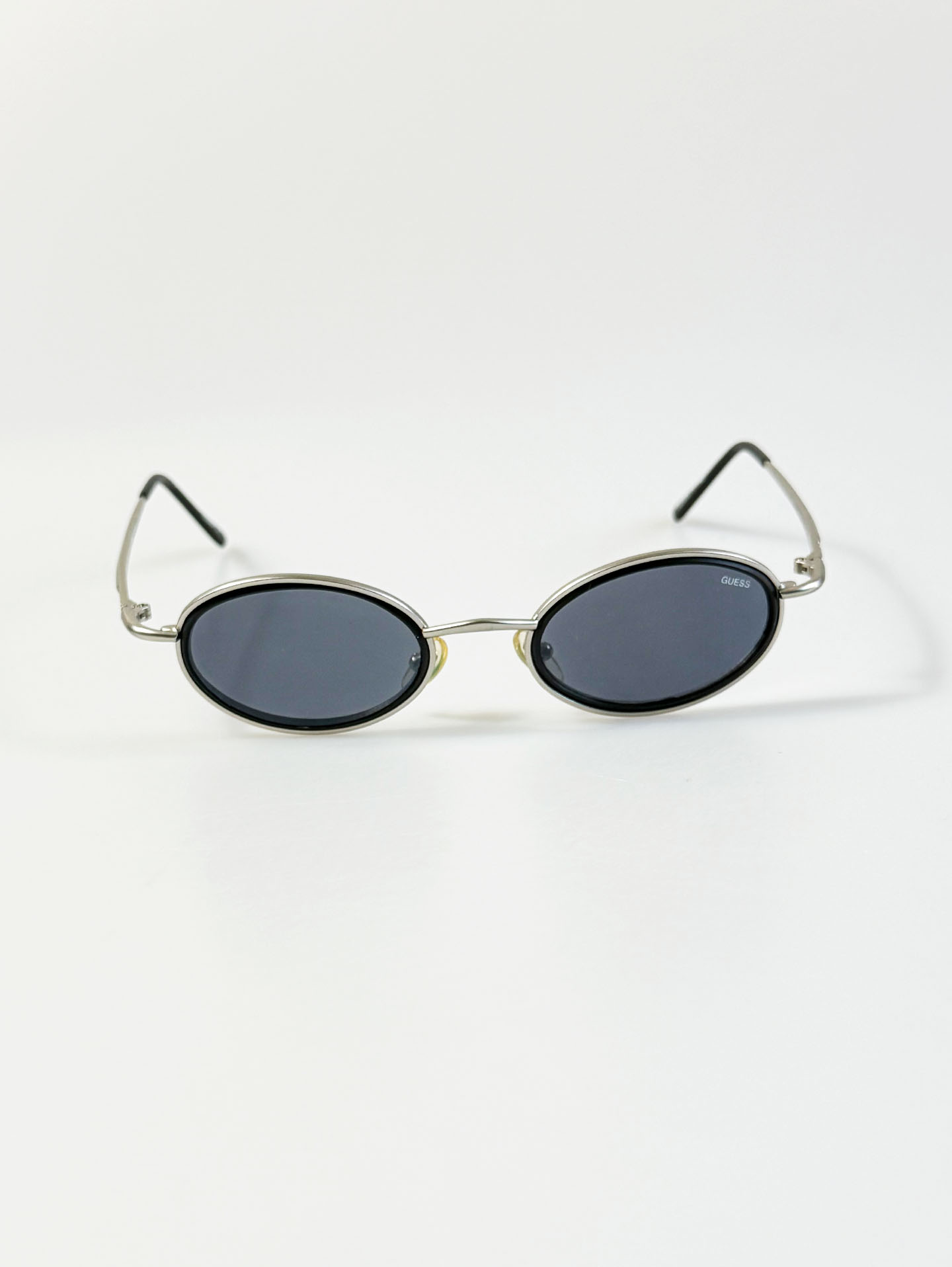 GUESS Silver Combi Oval Metal Sunglasses