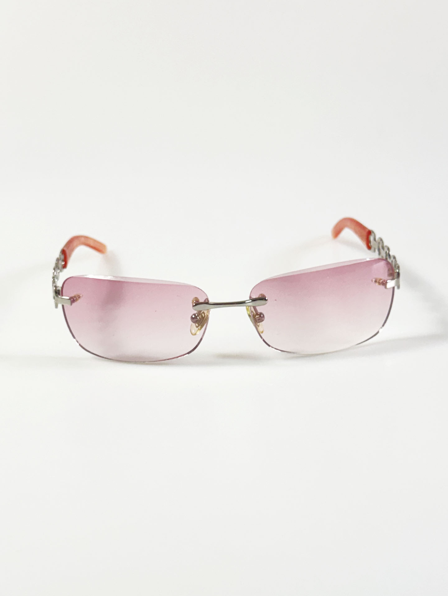 CAPRIO Rimless Square Metal Tint Sunglasses