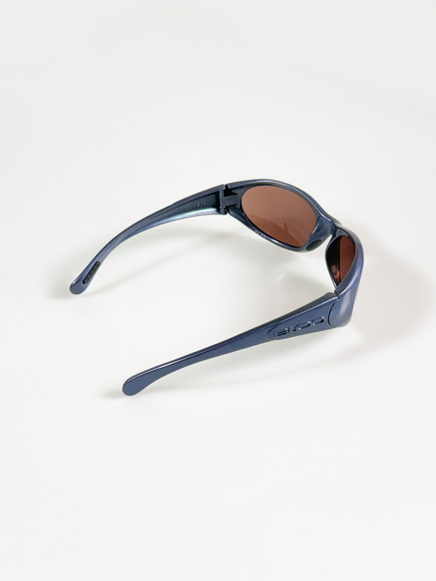 BLOC Wraparound Oval Sporty Frame Tinted Sunglasses