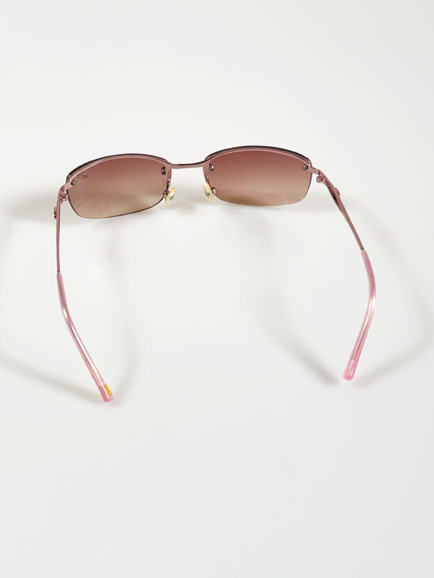 90's CARTELO Rimless Square Metal Tint Sunglasses