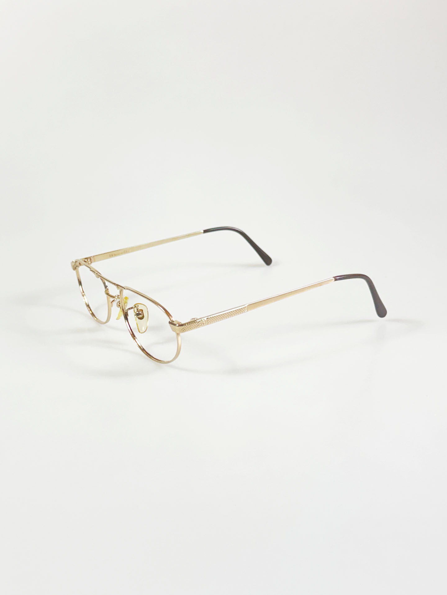 Marelli Gold Square Metal Boeing Frame Glasses