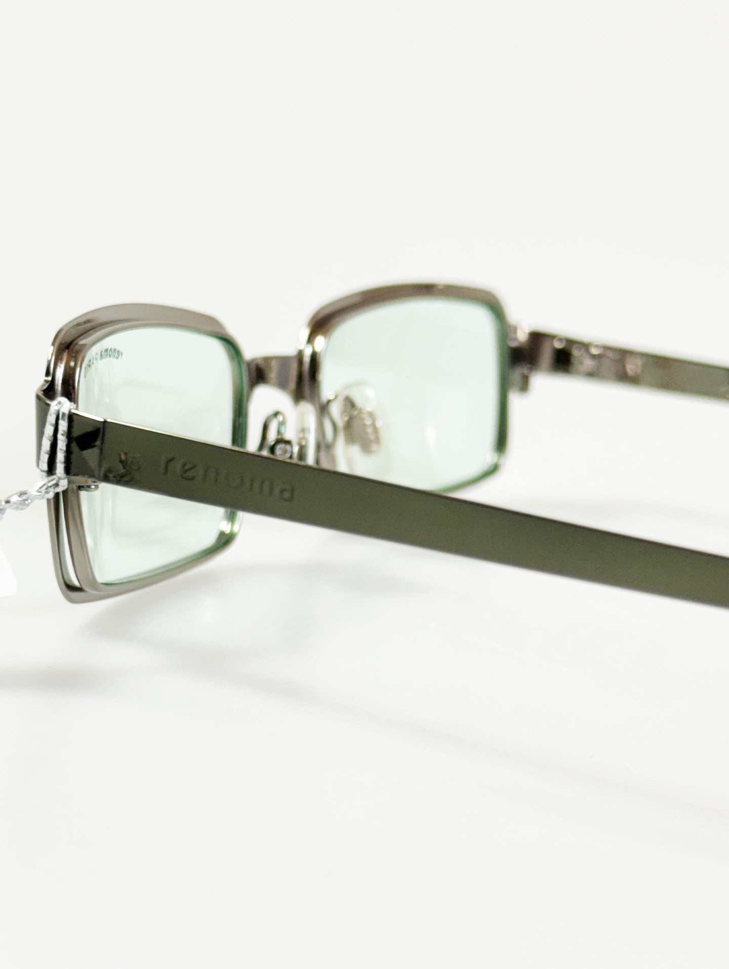 RENOMA PARIS Silver Square Metal Tint Glasses