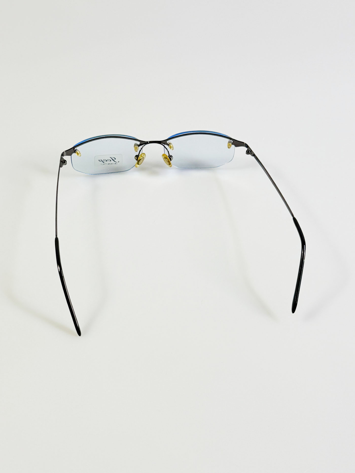 JEEP Rimless Square Gunmetal Frame Glasses