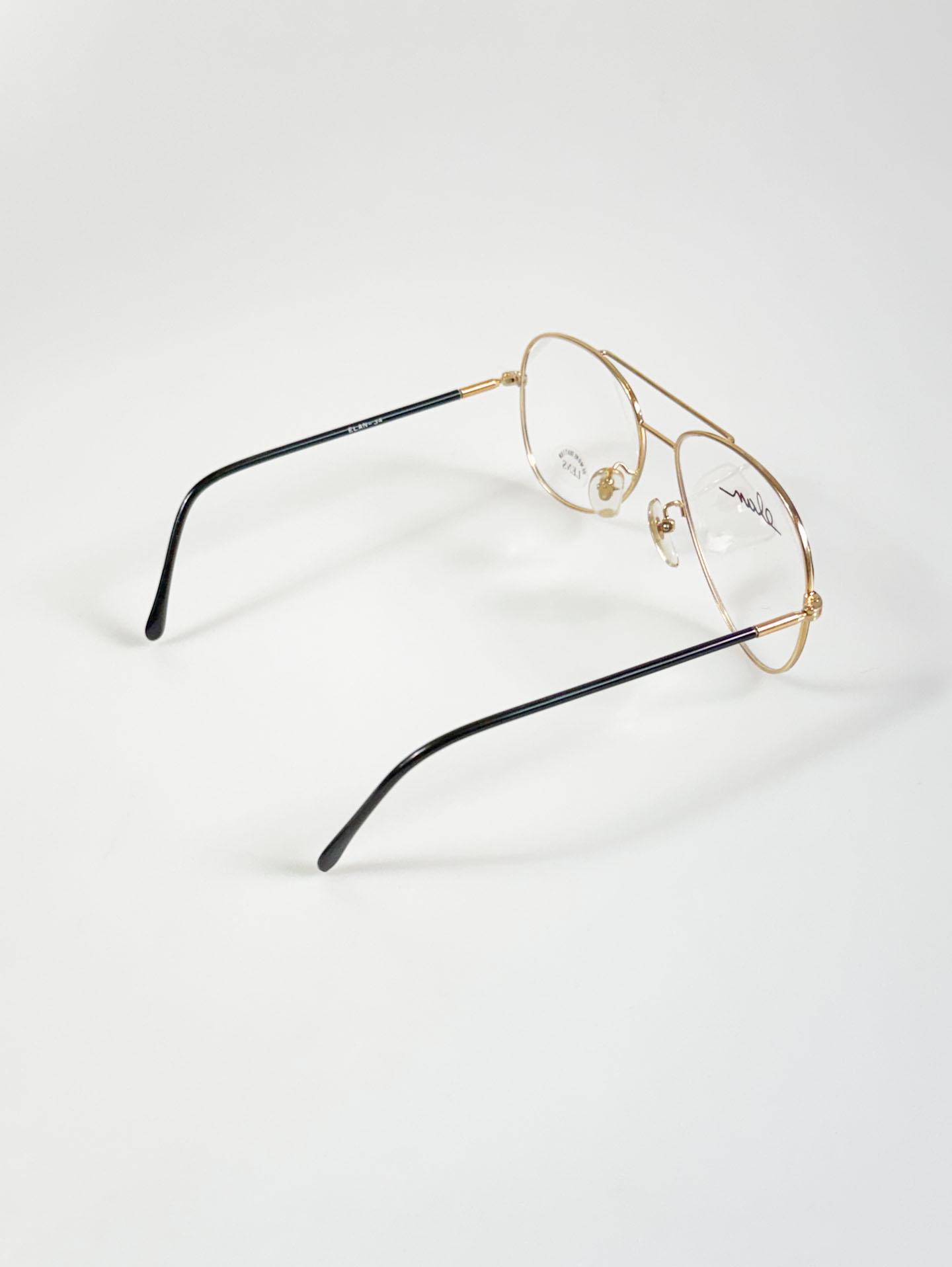 90's ELAN Gold Aviator Metal Frame Glasses