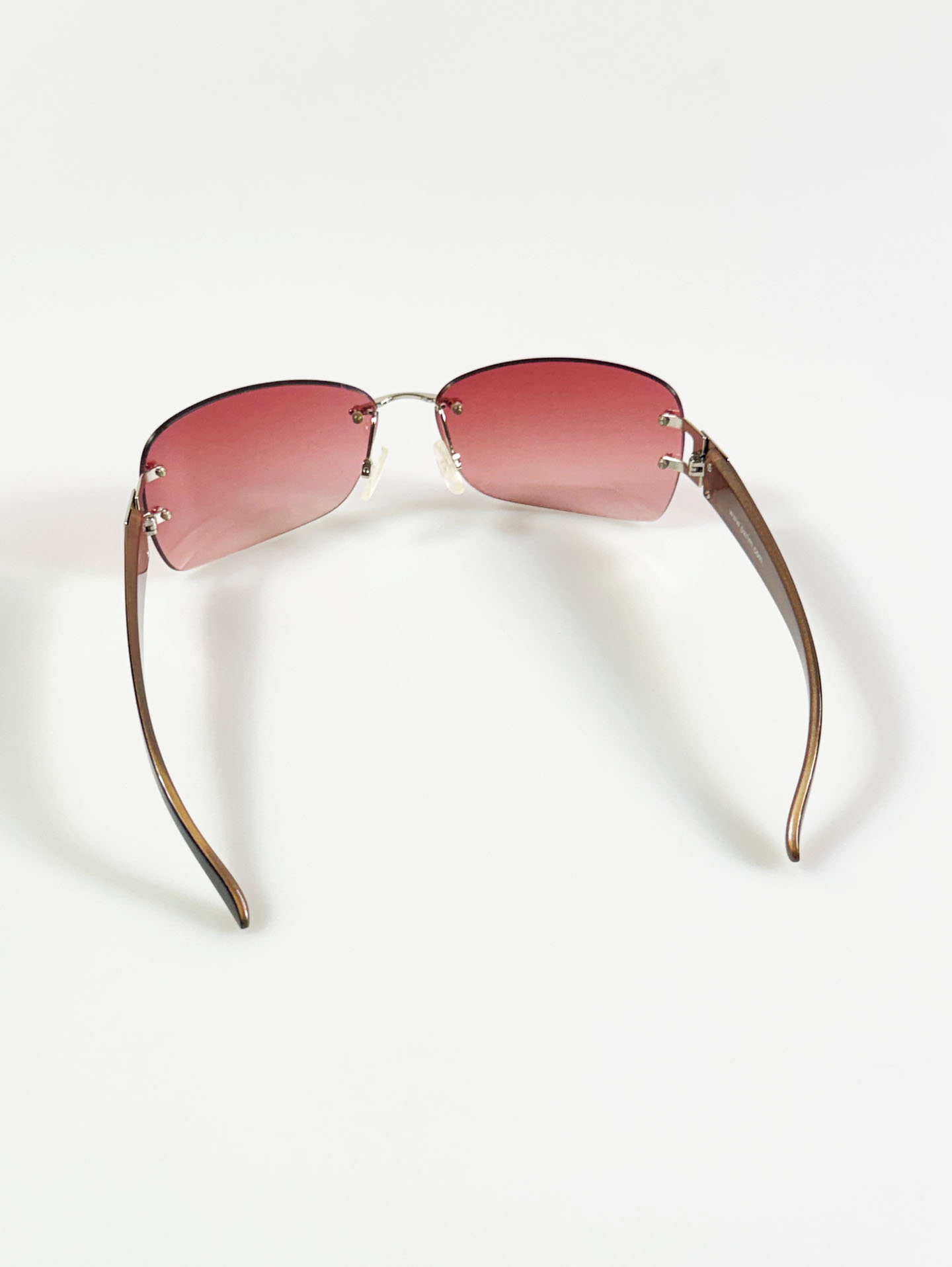PARIM Rimless Square Shield Tint Sunglasses