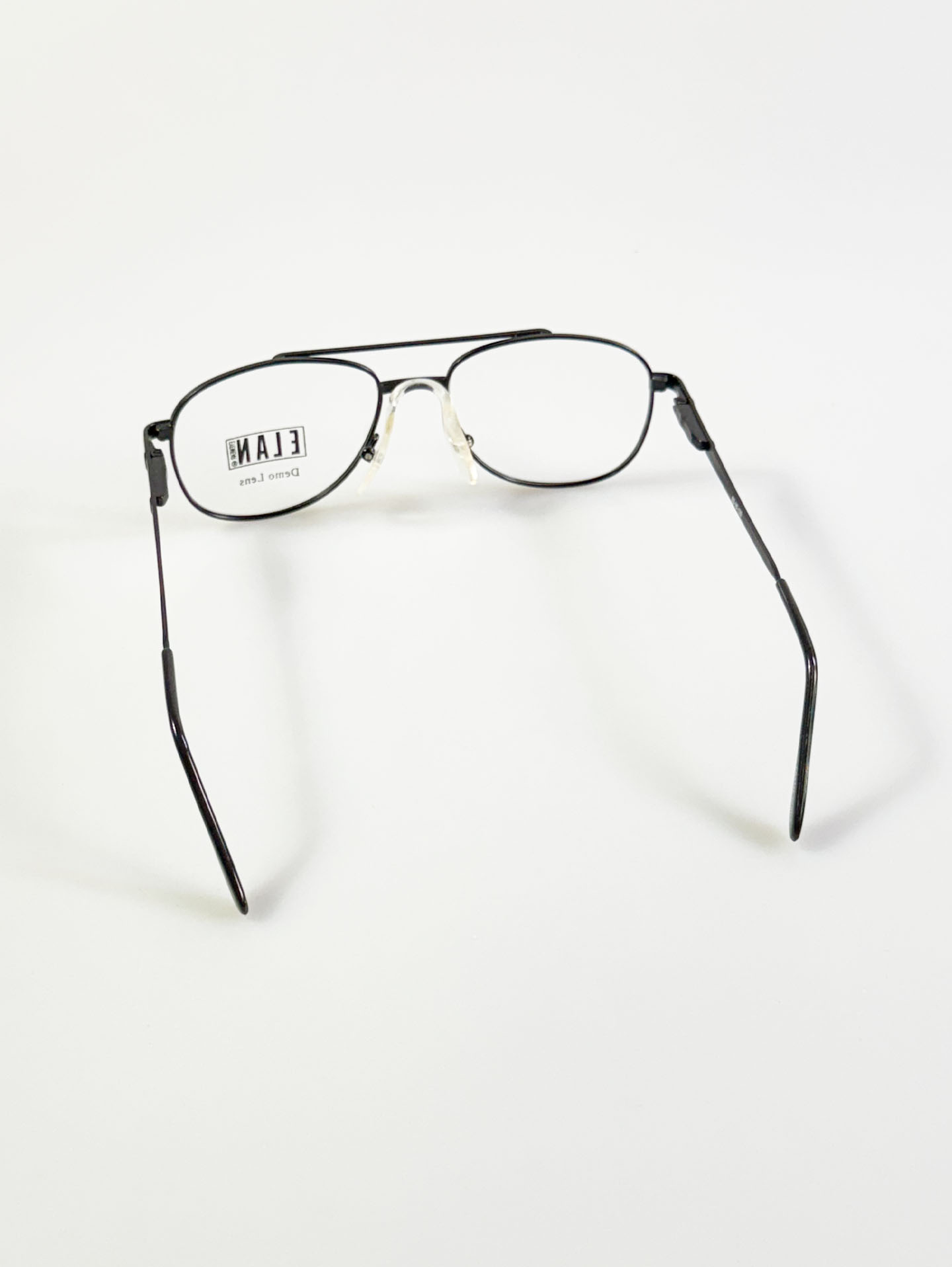 90's ELAN Black Aviator Metal Glasses