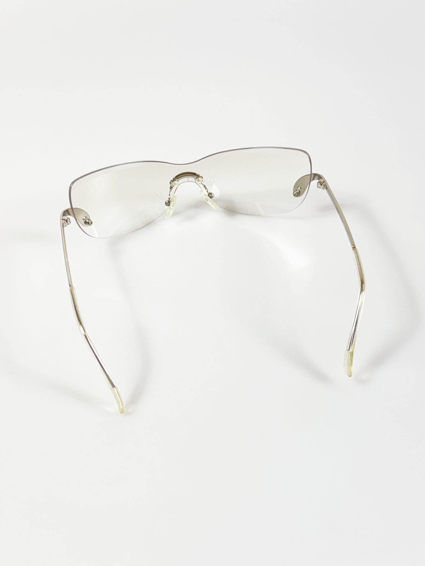 CAPRIO Rimless Shield Wrap Goggle Sunglasses