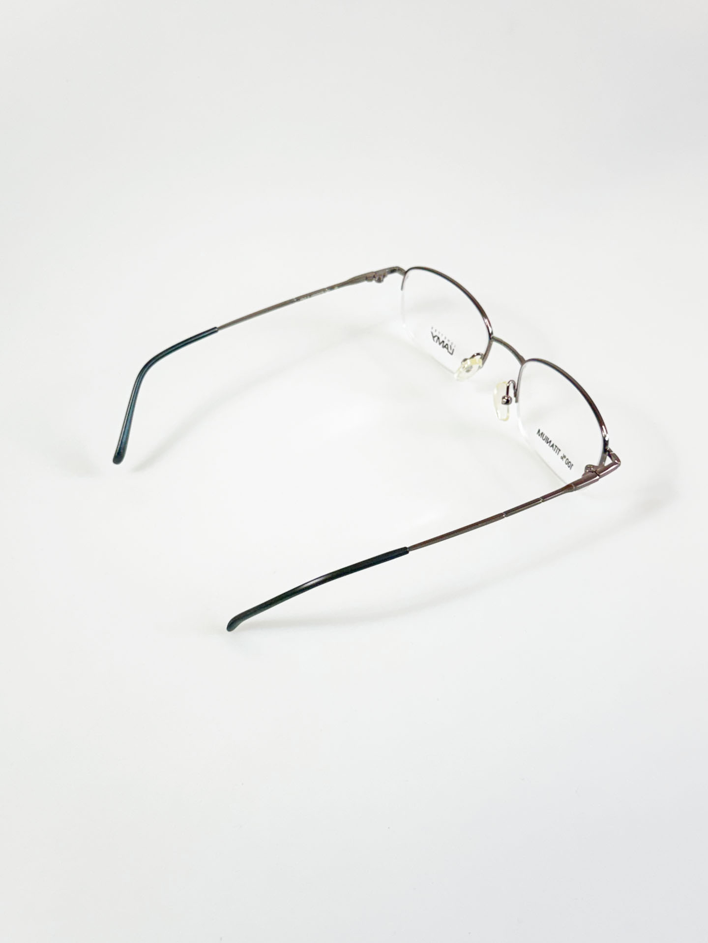 LAMY Half-Rim Titanium Square Frame Glasses