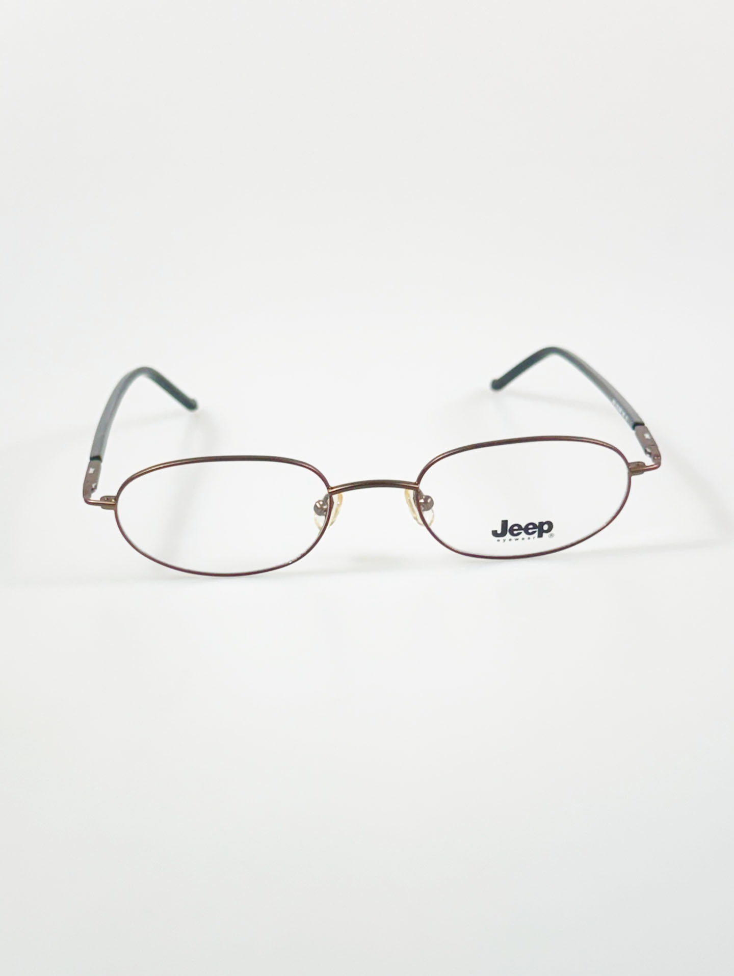 JEEP Bronze Slim Oval Metal Glasses