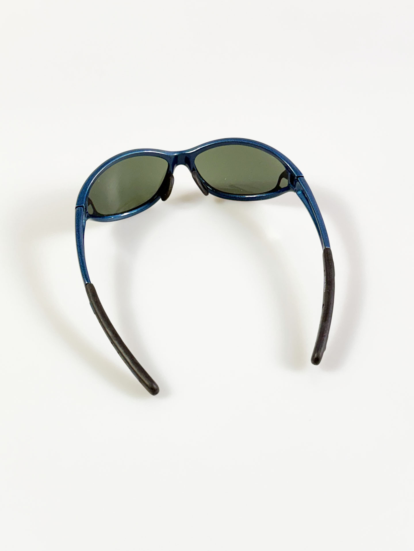 90's Blue Wraparound Sports Frame Sunglasses