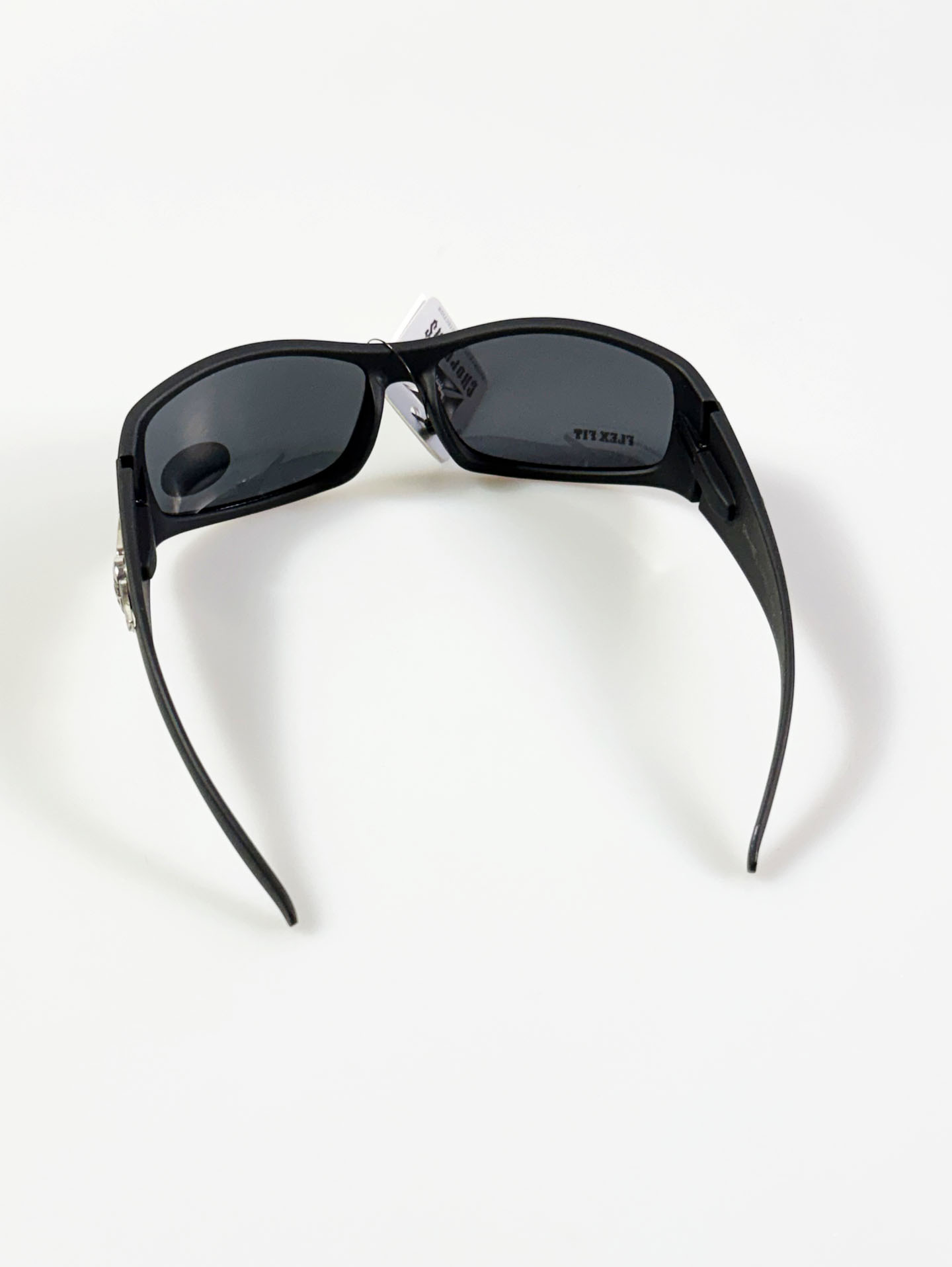 CHOPPERS Matte Black Wraparound Sports Sunglasses