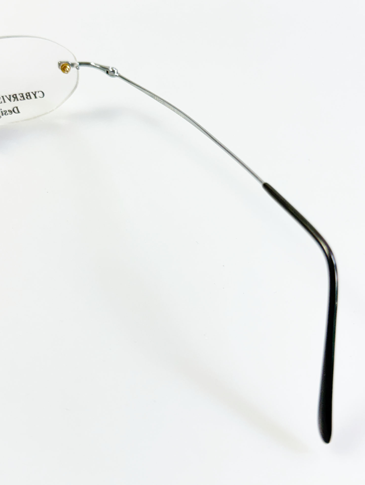 Tango Silver Oval Rimless Metal Glasses