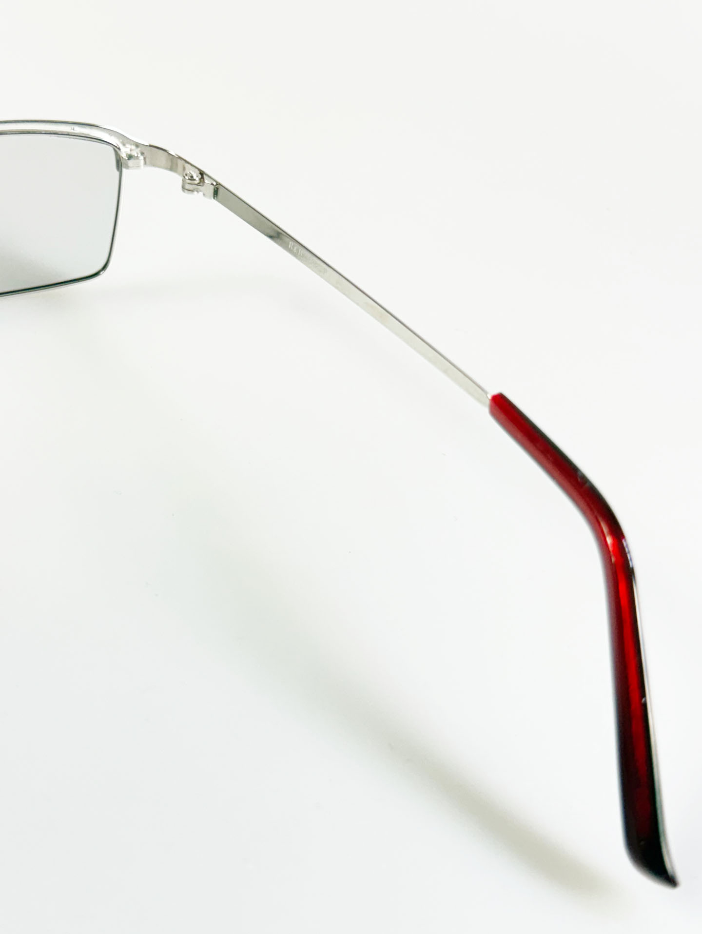 R&B Eyewear Slim Slim Square Metal Glasses