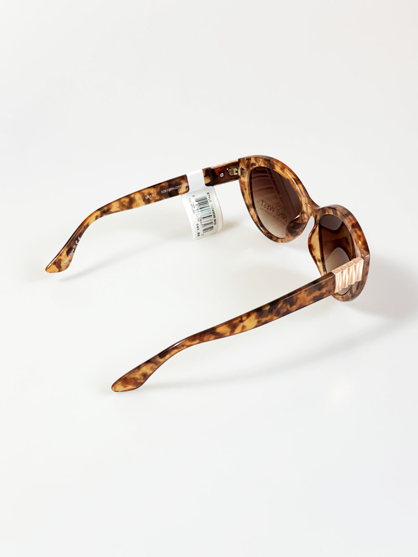 NINE WEST Tortoiseshell Cat-Eye Tint Sunglasses