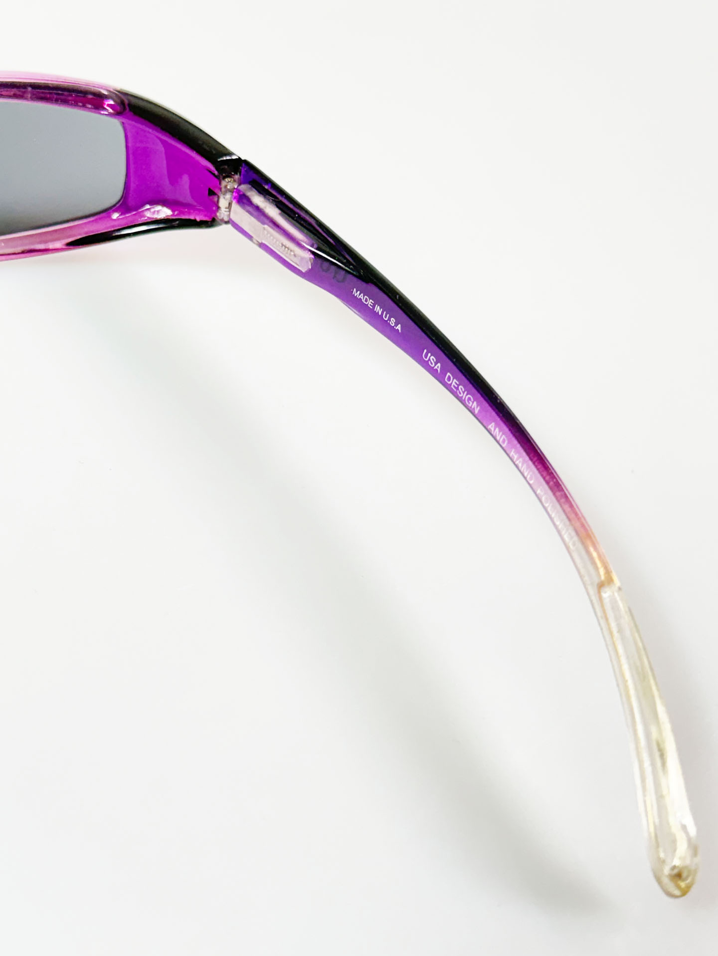 GUESS Square Purple Fade Gradient Sunglasses