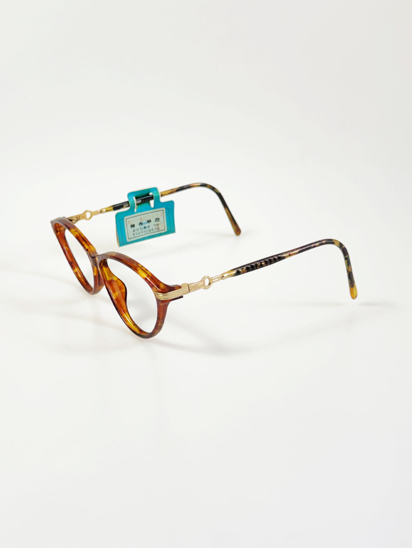 90's CHIEF Tortoiseshell Cat-Eye Horn-Rim Frame Glasses