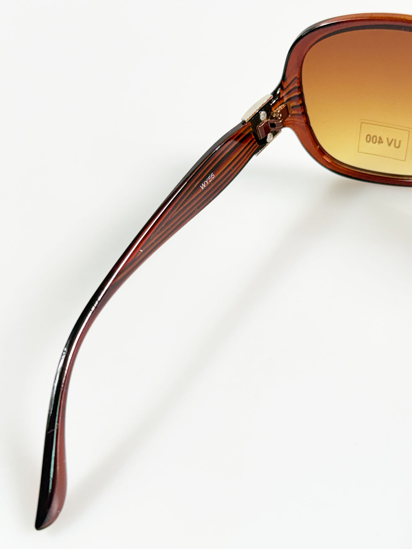 Brown Oversized Bold Oval Tint Sunglasses