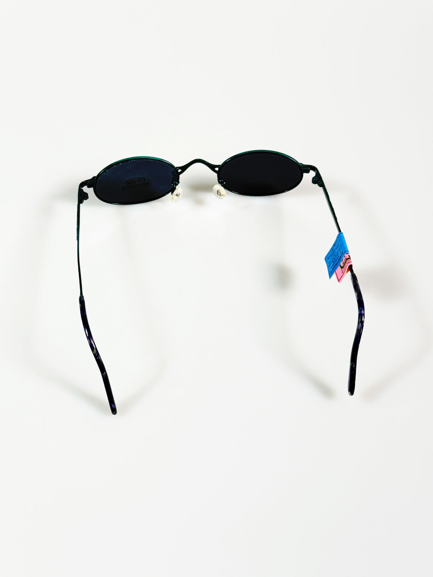 90's Christian Kevin Slim Oval Metal Frame Sunglasses